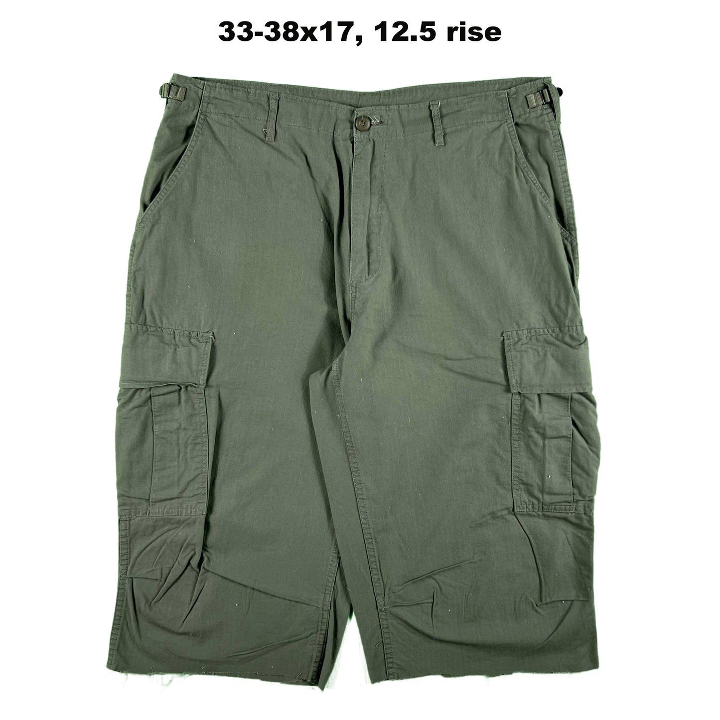 Vintage Chopped Baggy Army Camo Cargo Shorts- SELECT PAIR