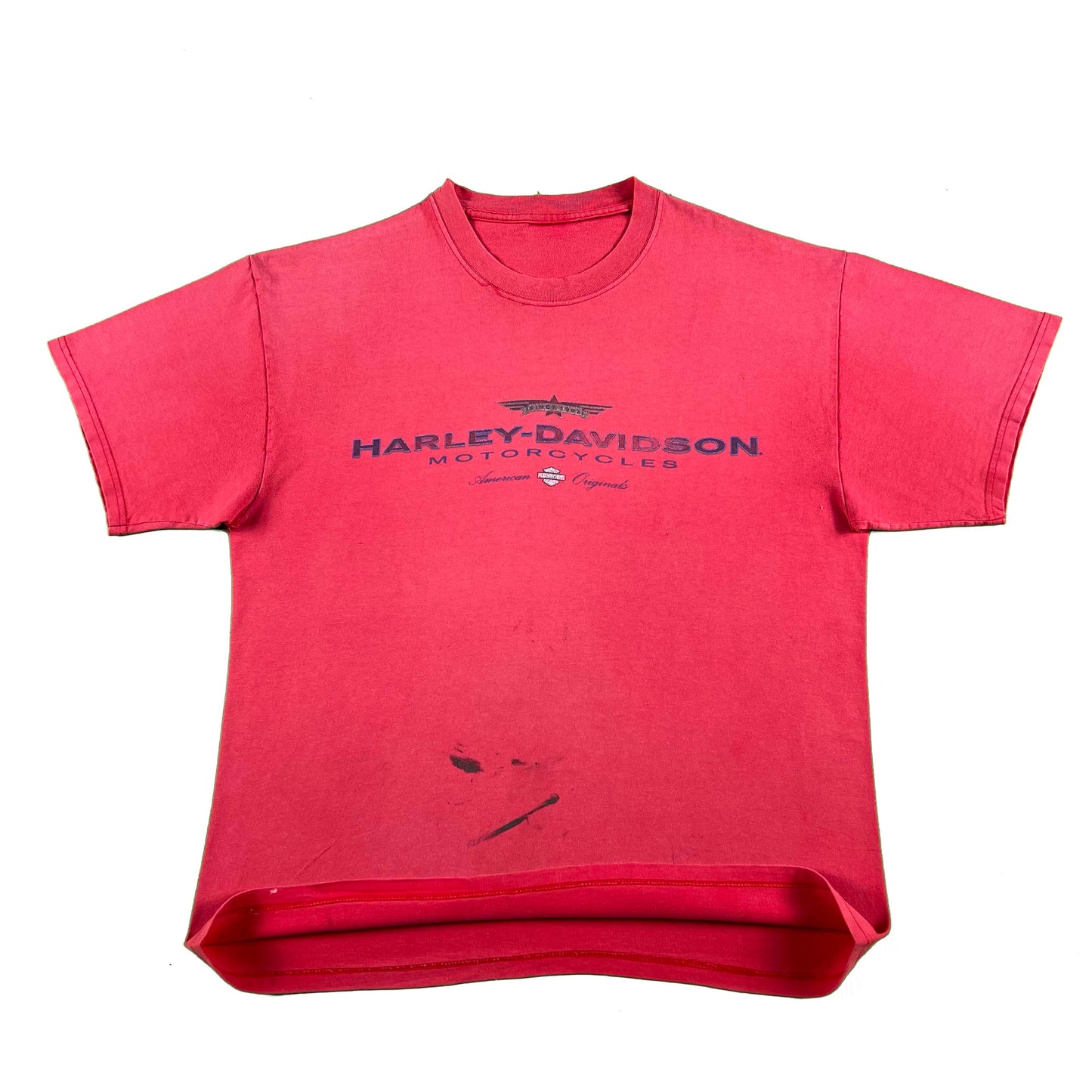 00s Sun Faded Newport News, VA Harley Davidson Tee- L