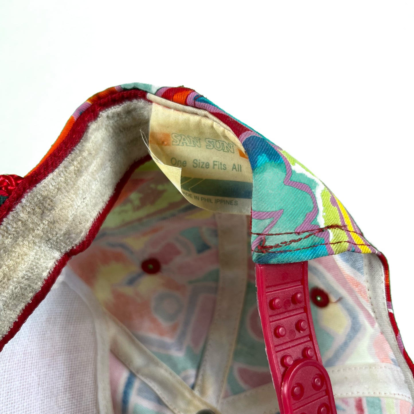 80s Aloha Print John Deere Trucker Hat