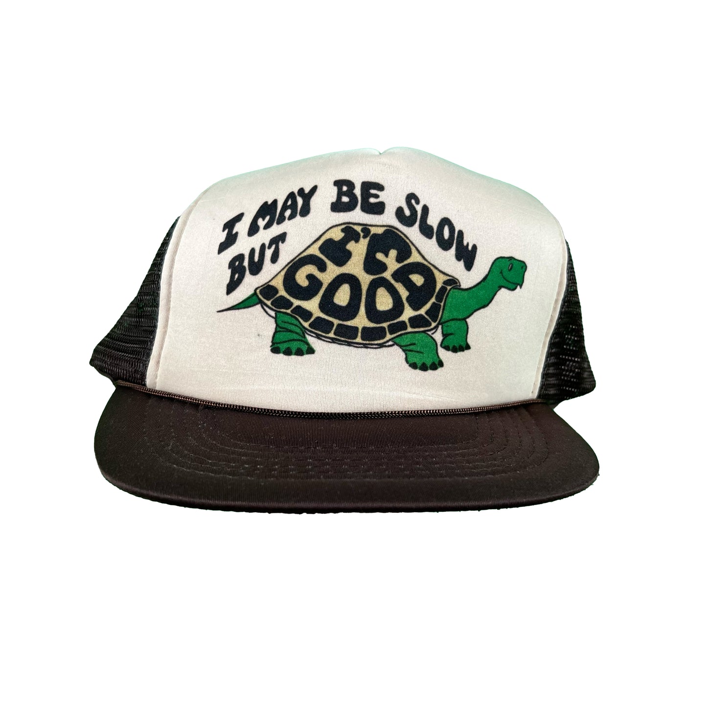 80s Slow and Steady Wins the Race Trucker Hat