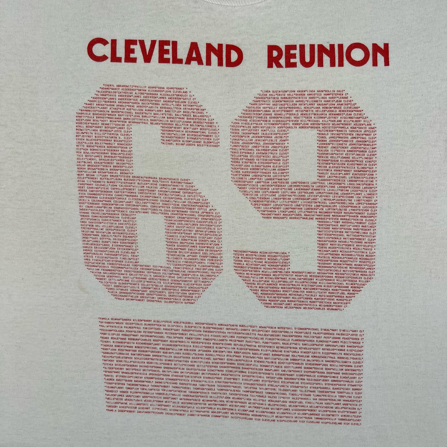 80s Cleveland Reunion 69 Tee- L