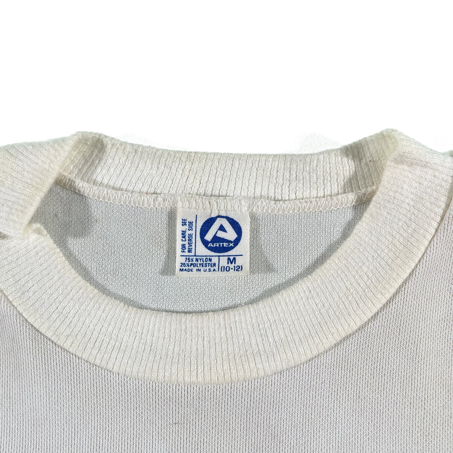 70s U of Pitt Half Mesh Jersey Tee- XS