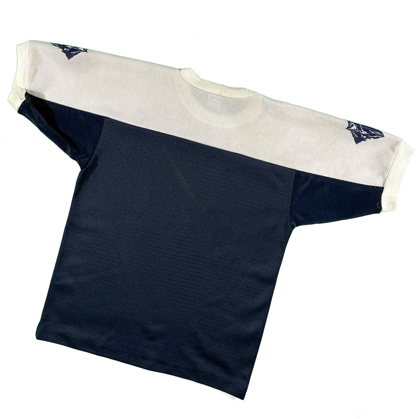70s U of Pitt Half Mesh Jersey Tee- XS