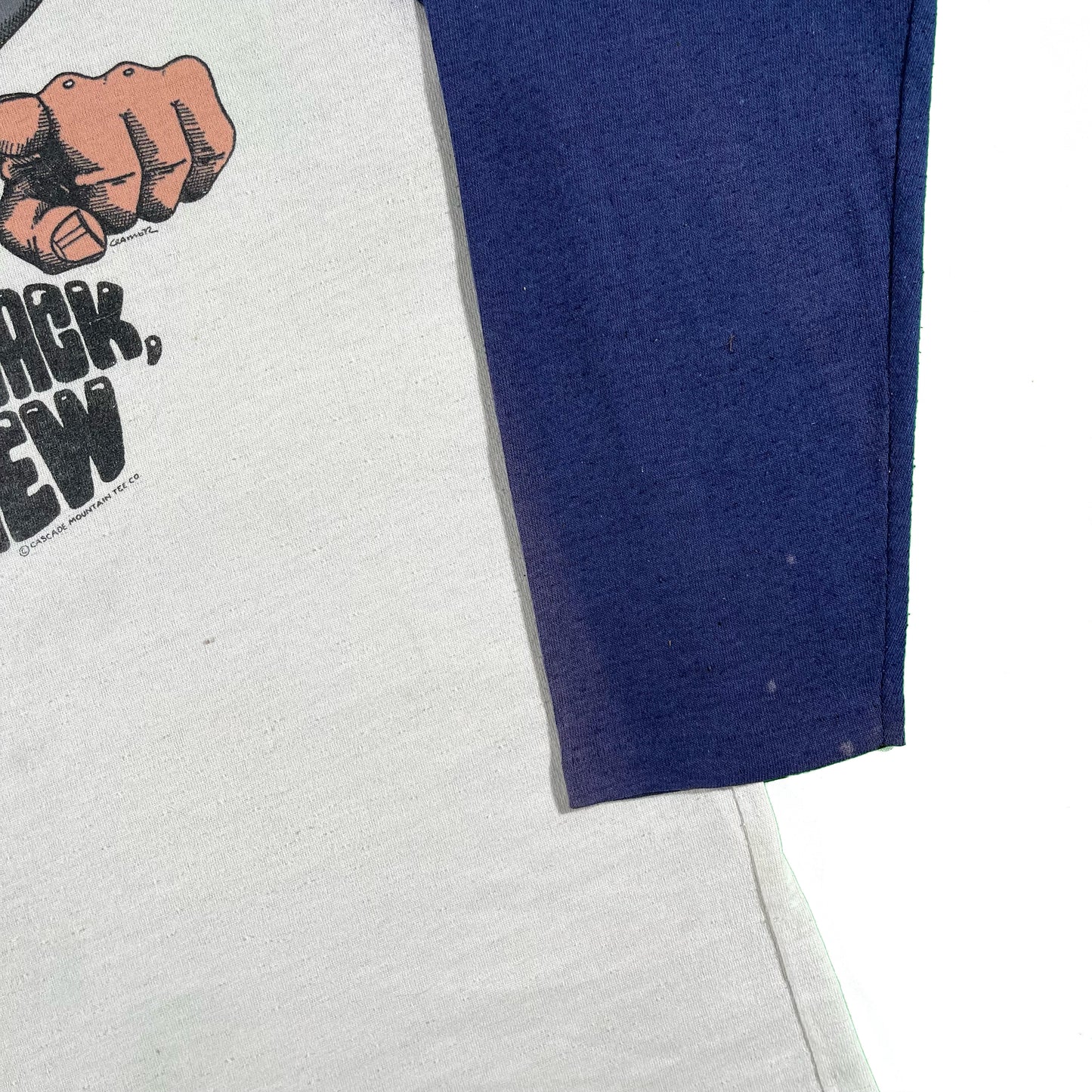 70s 'I Chew' Tobacco 3/4 Sleeve Tee- M