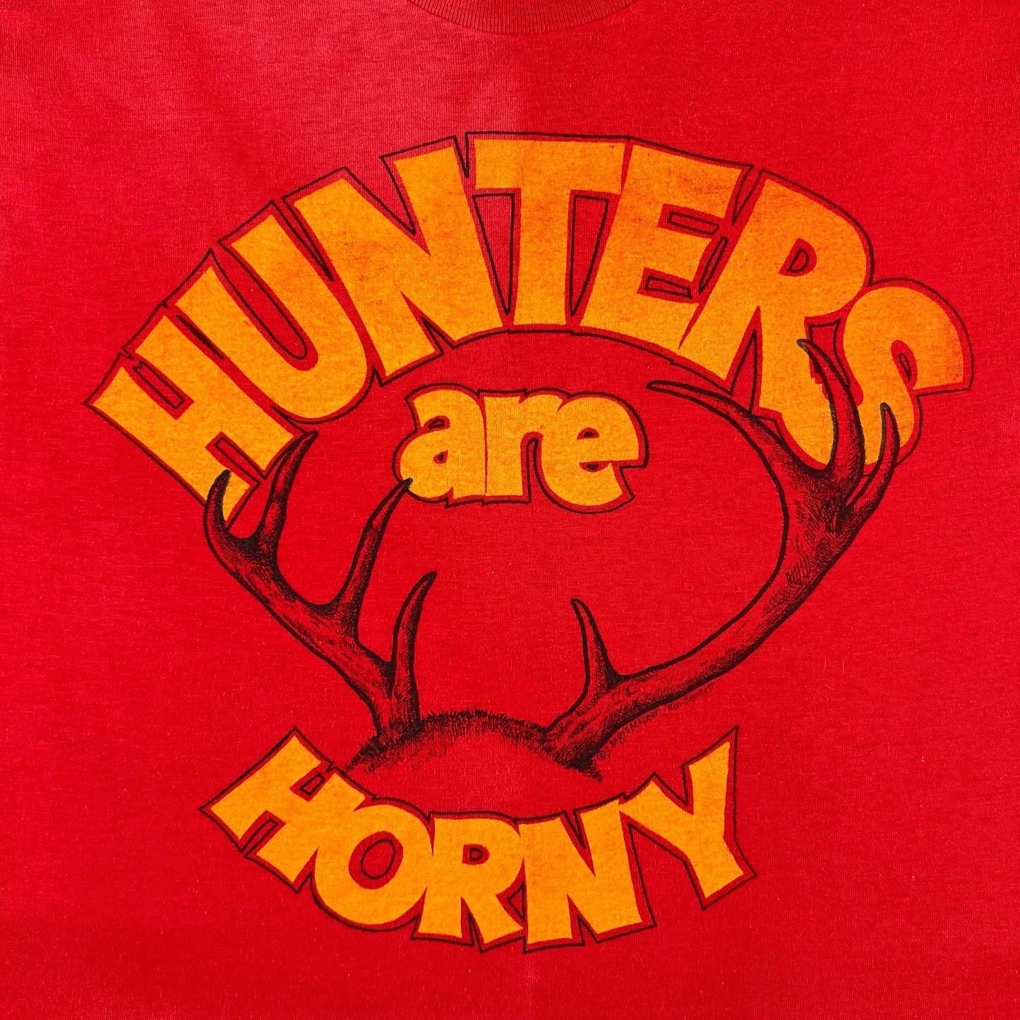 70s Hunters are Horny Tee- M