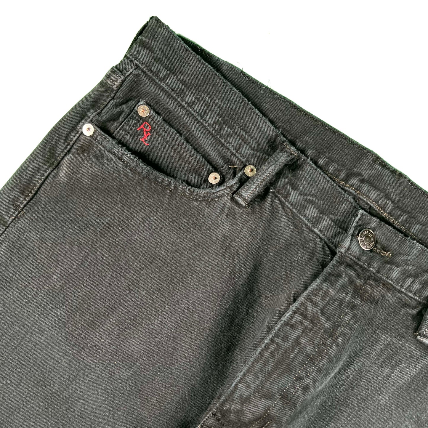 Polo Ralph Lauren Faded Black Denim-35x31