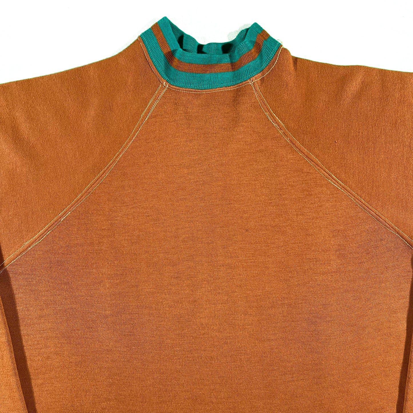 70s Raglan Cut Ringer Sweatshirt- M