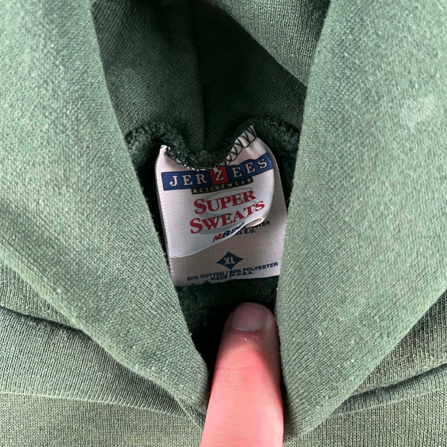 90s Forest Green Boy Scouts Hoodie- XL