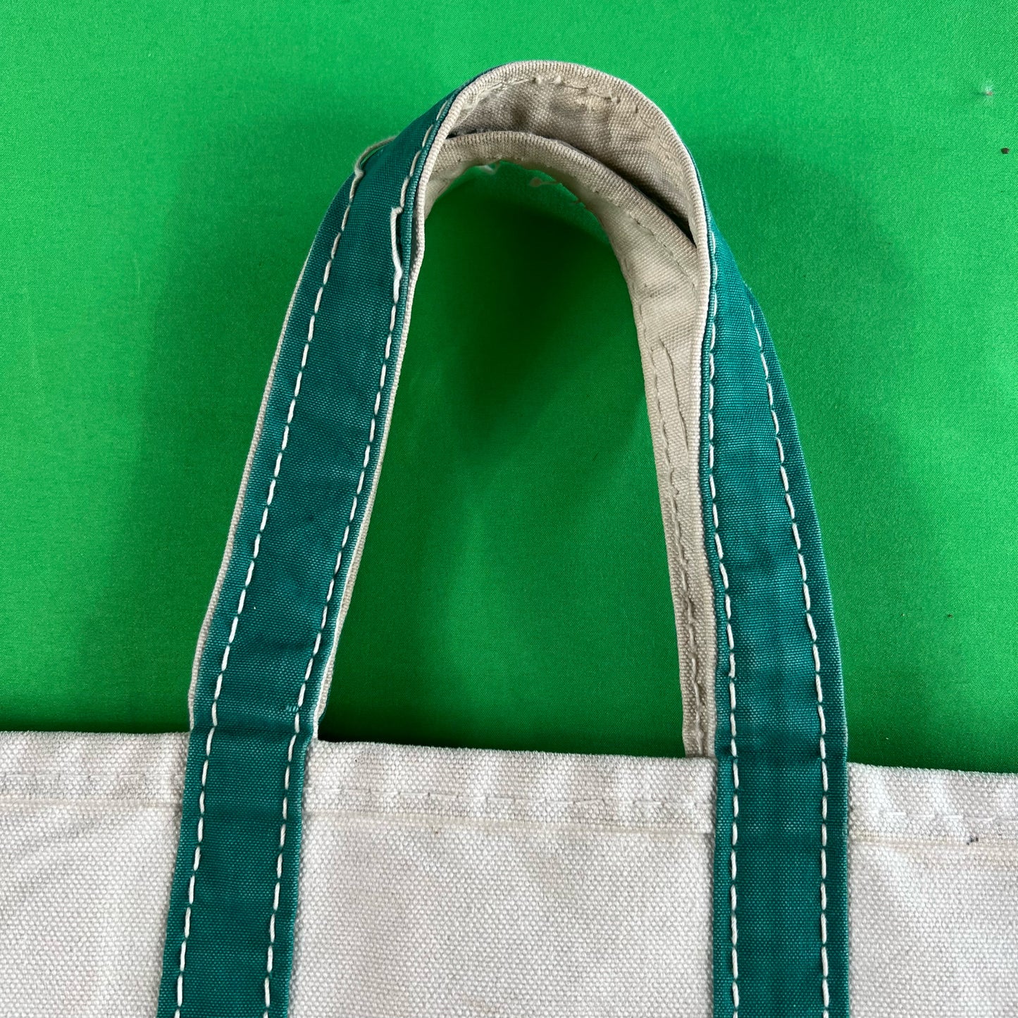 80s Lands' End Canvas Tote Bag- Large