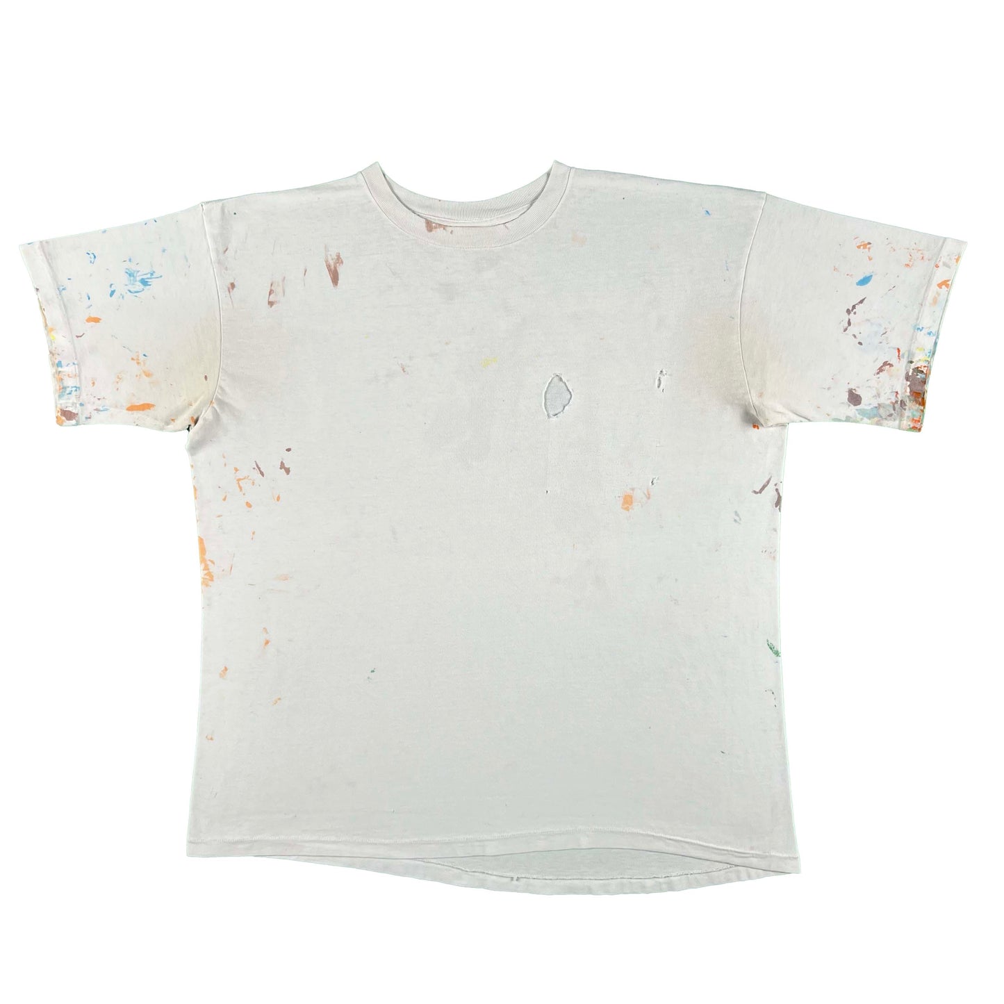 90s Banana Republic Map Painter's Tee- L