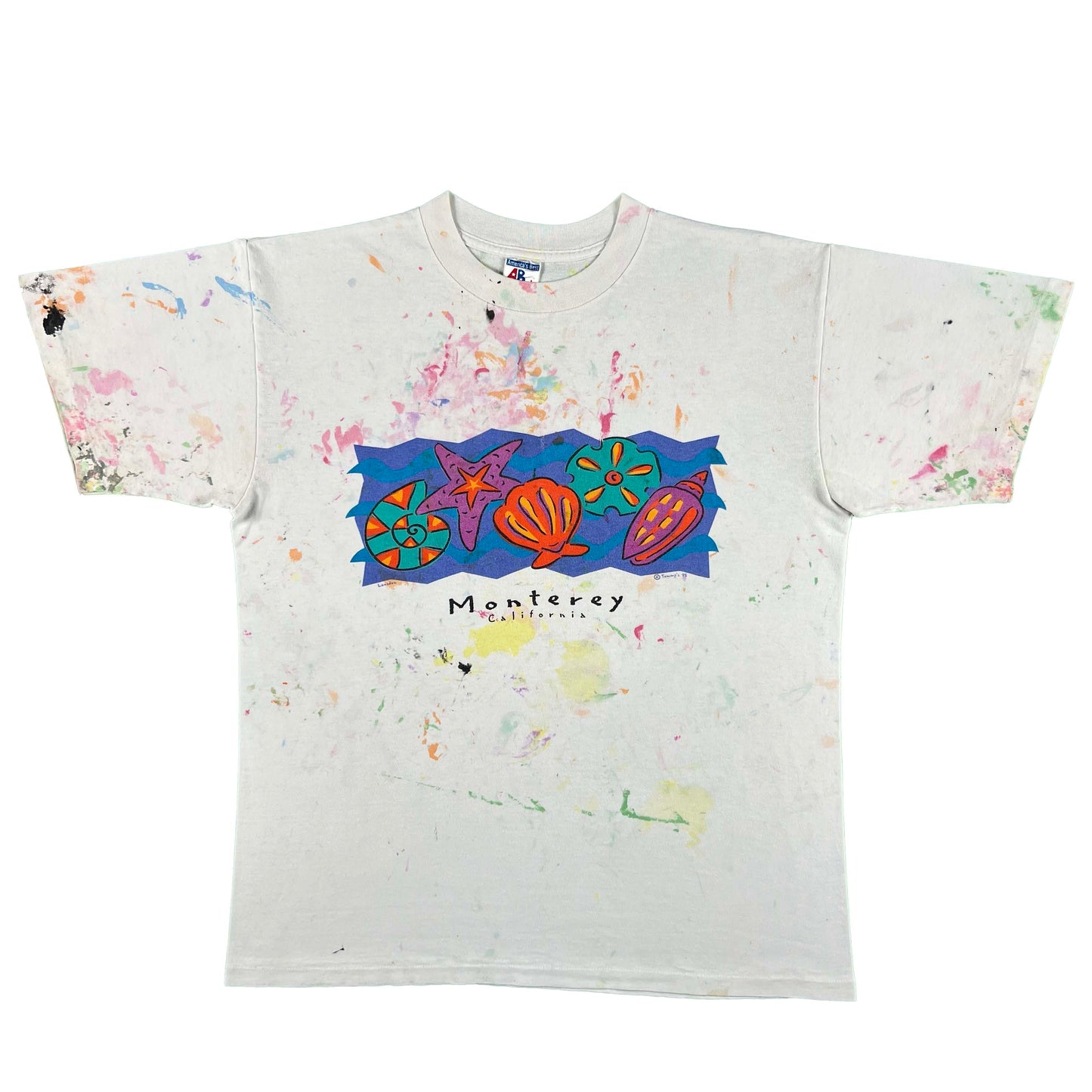 90s Monterey California Painter's Tee- L