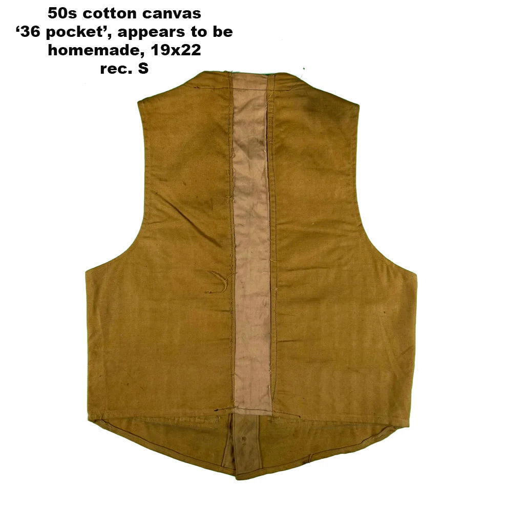 Vintage 50s/60s Hunting Vests- SELECT VEST