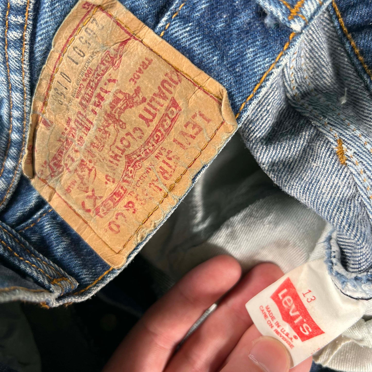 80s Levi's 20501 Denim- 28x31.5