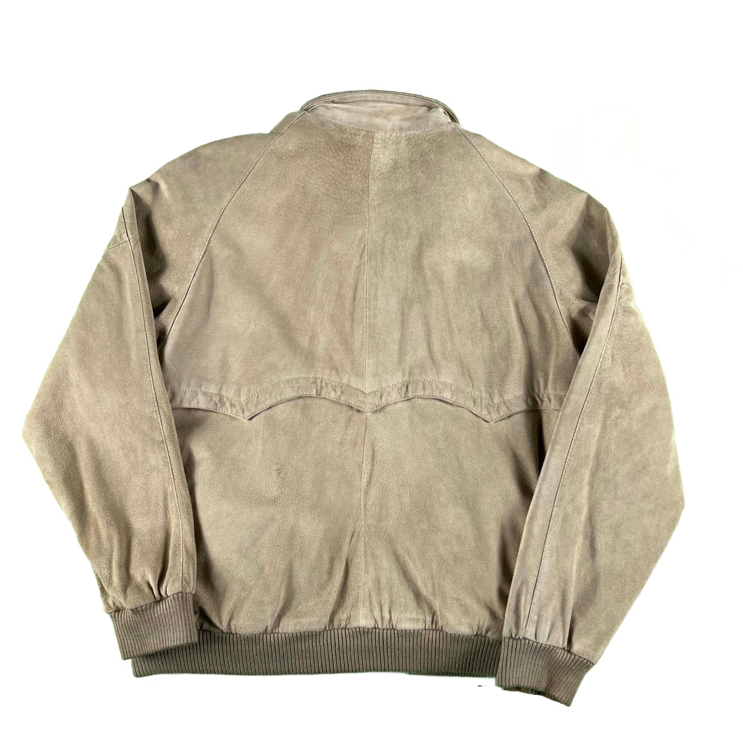 90s Gant Suede Leather Bomber Jacket- XL