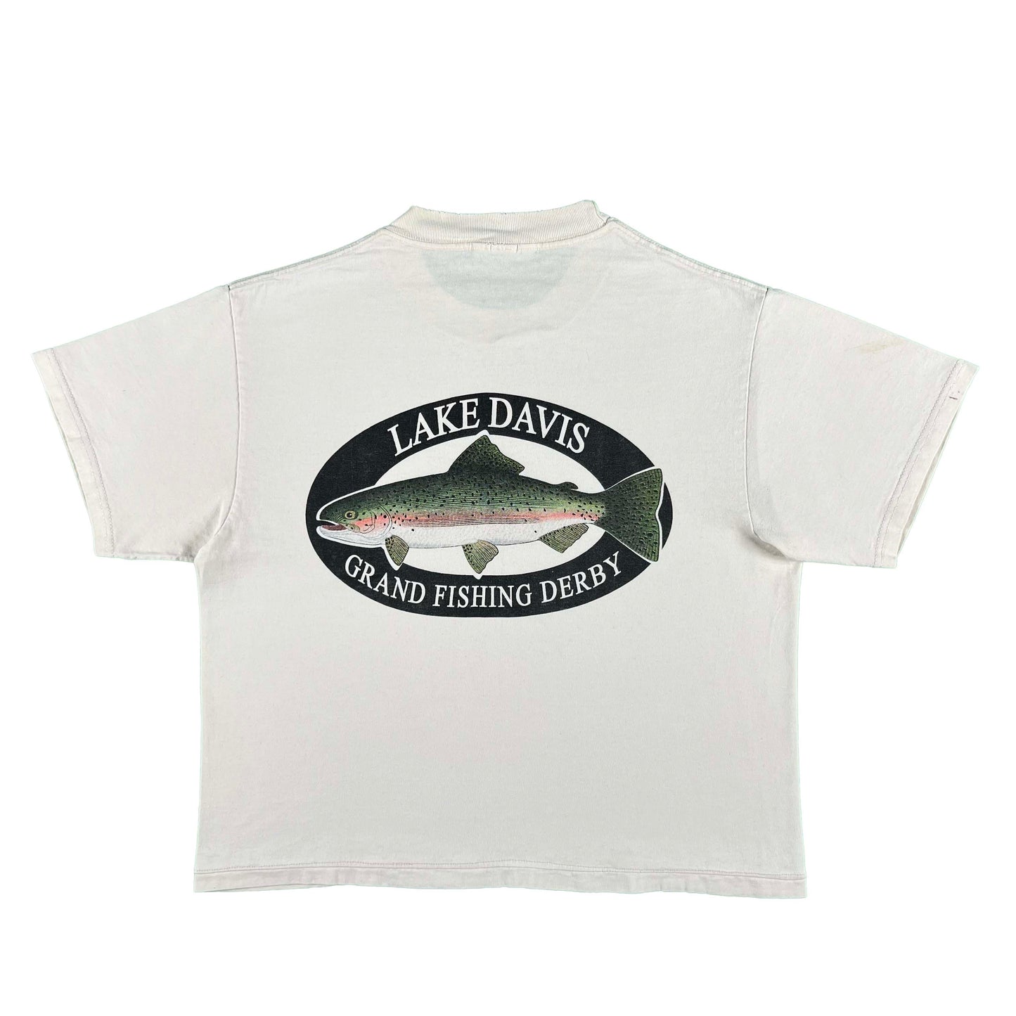 90s Cropped Fishing Derby Tee- S