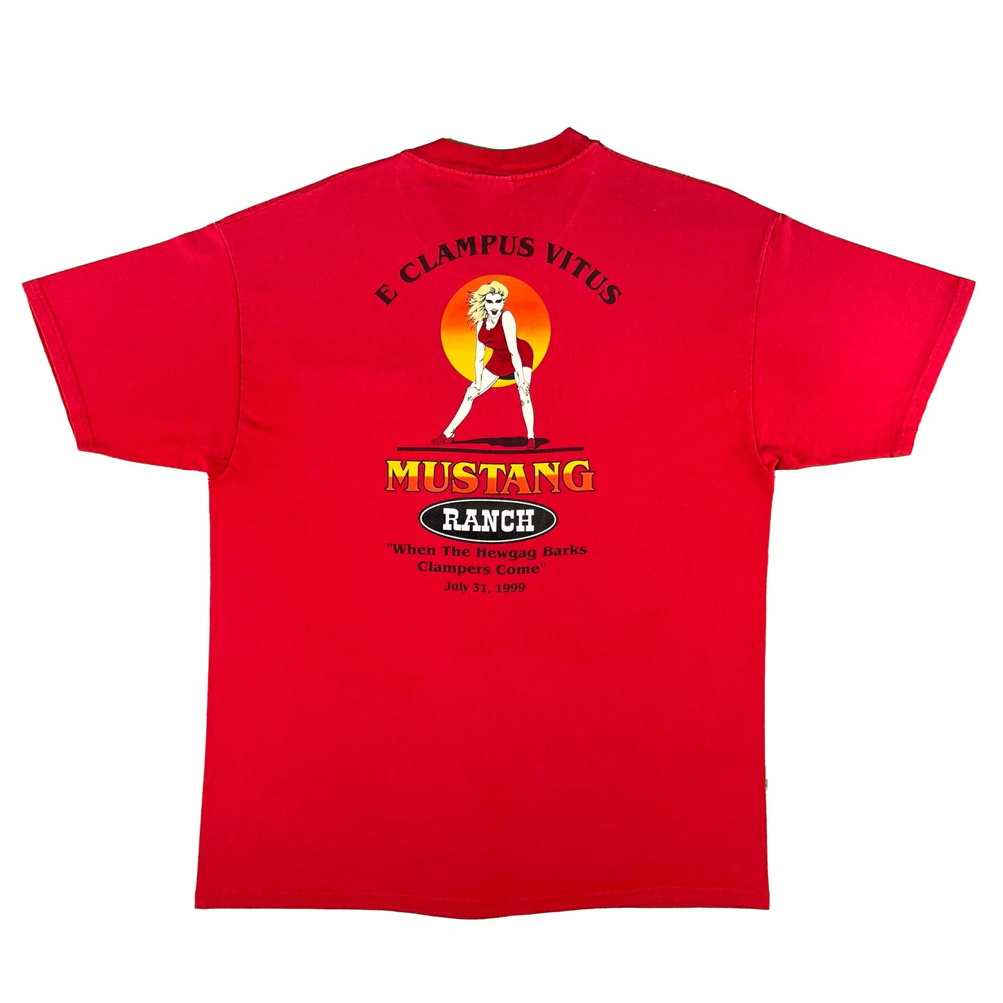 90s E Clampus Vitus Mustang Ranch Tee- XL