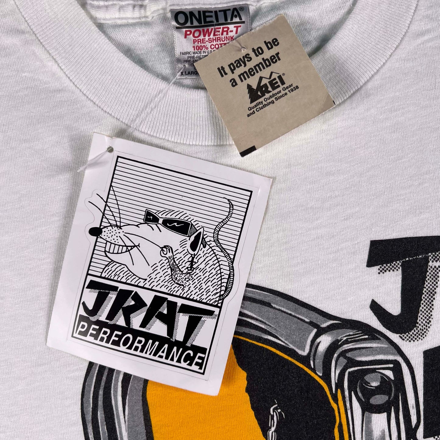 90s DS JRAT Carabiner Clip Tee- XL