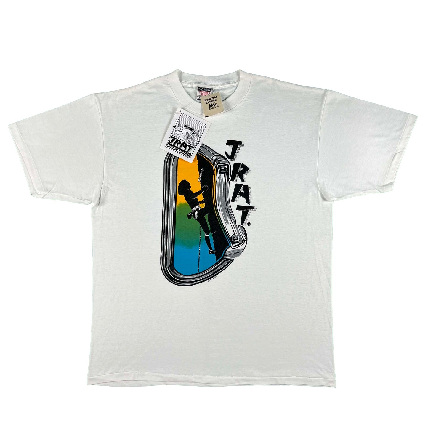 90s DS JRAT Carabiner Clip Tee- XL