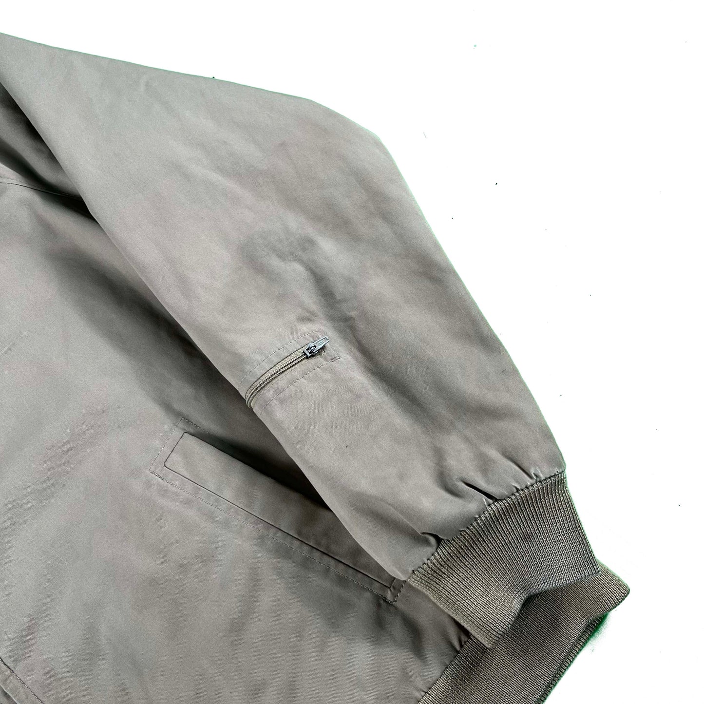 80s Izod Lacoste Hooded Harrington Jacket- L
