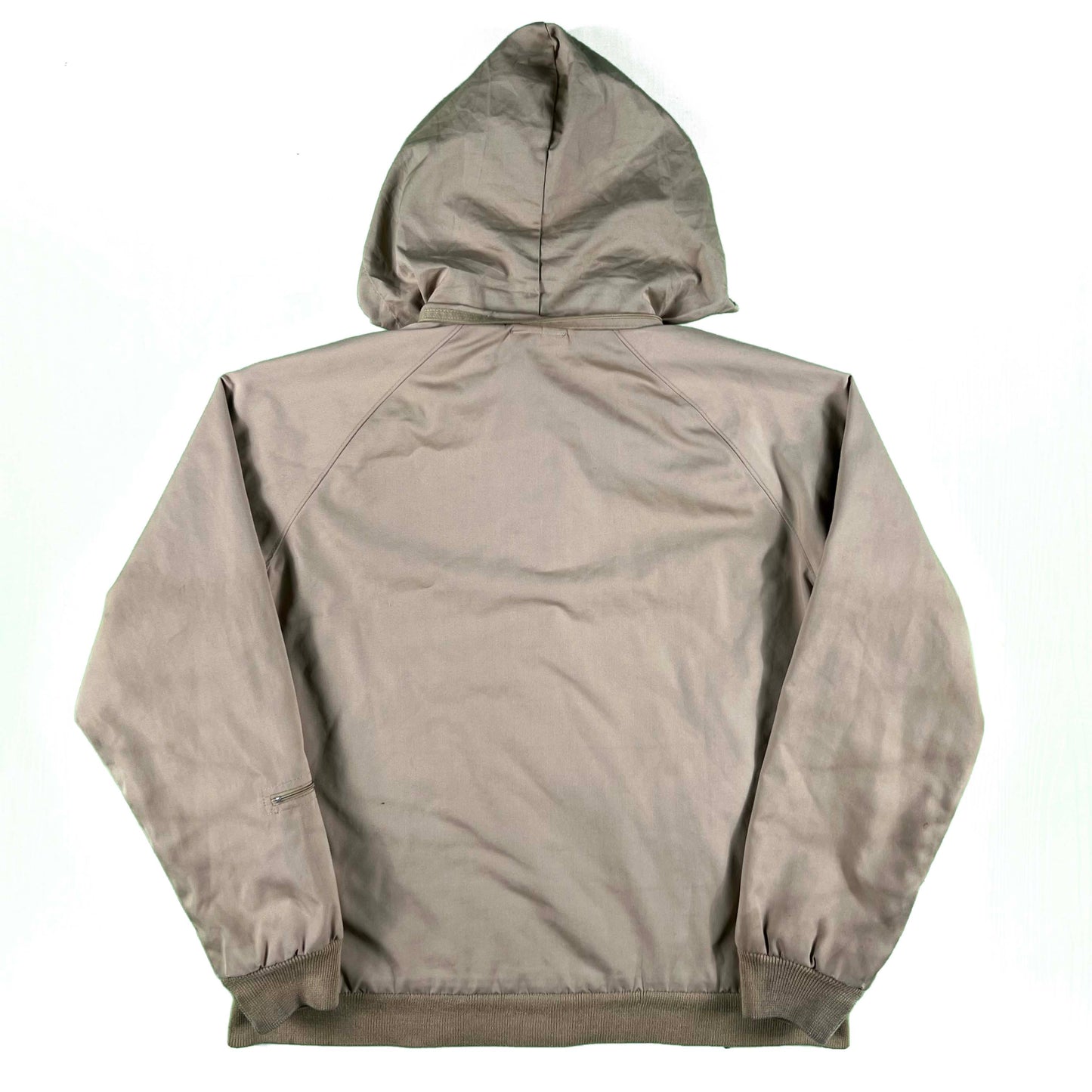 80s Izod Lacoste Hooded Harrington Jacket- L