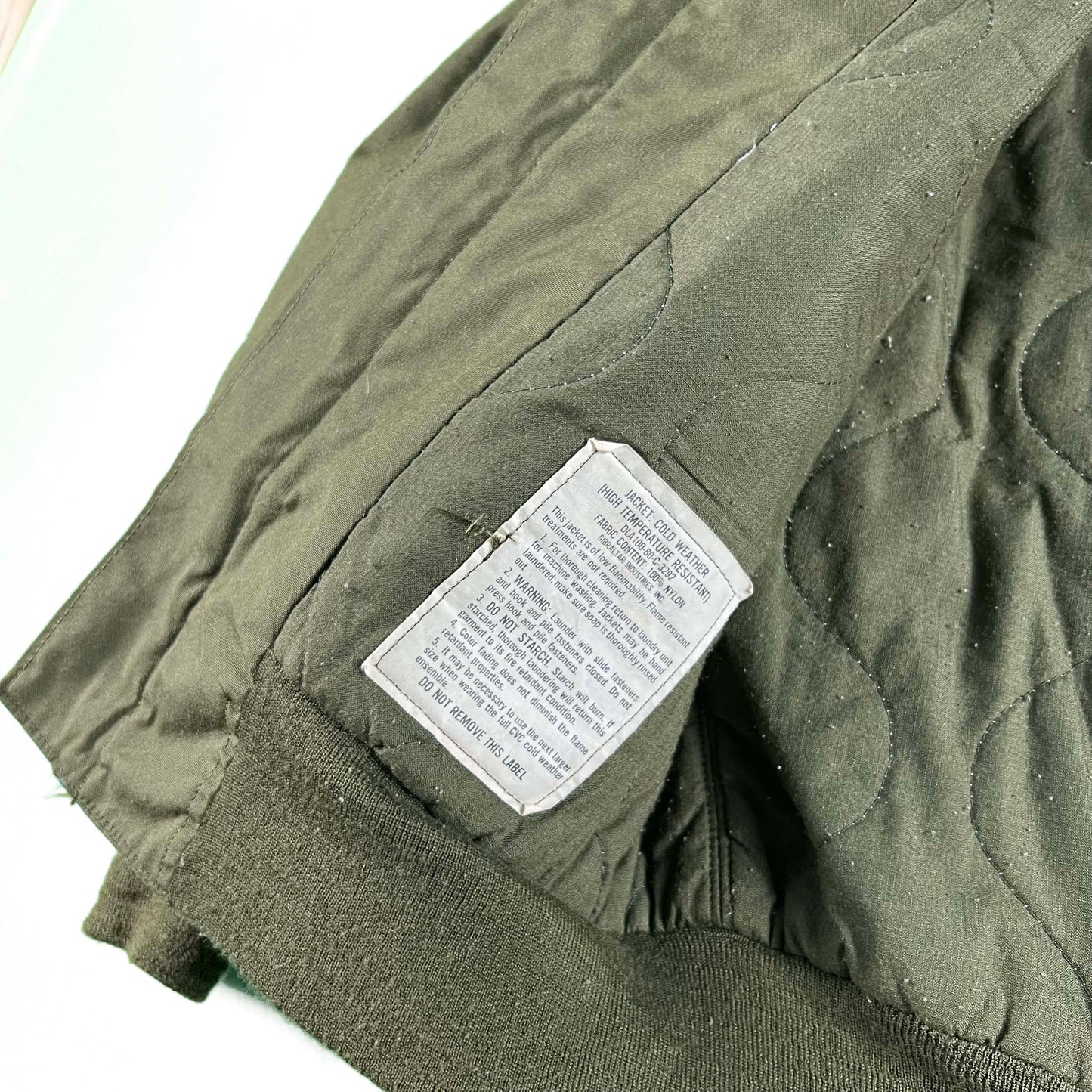 80s U.S. Army Cold Weather Bomber Jacket- M