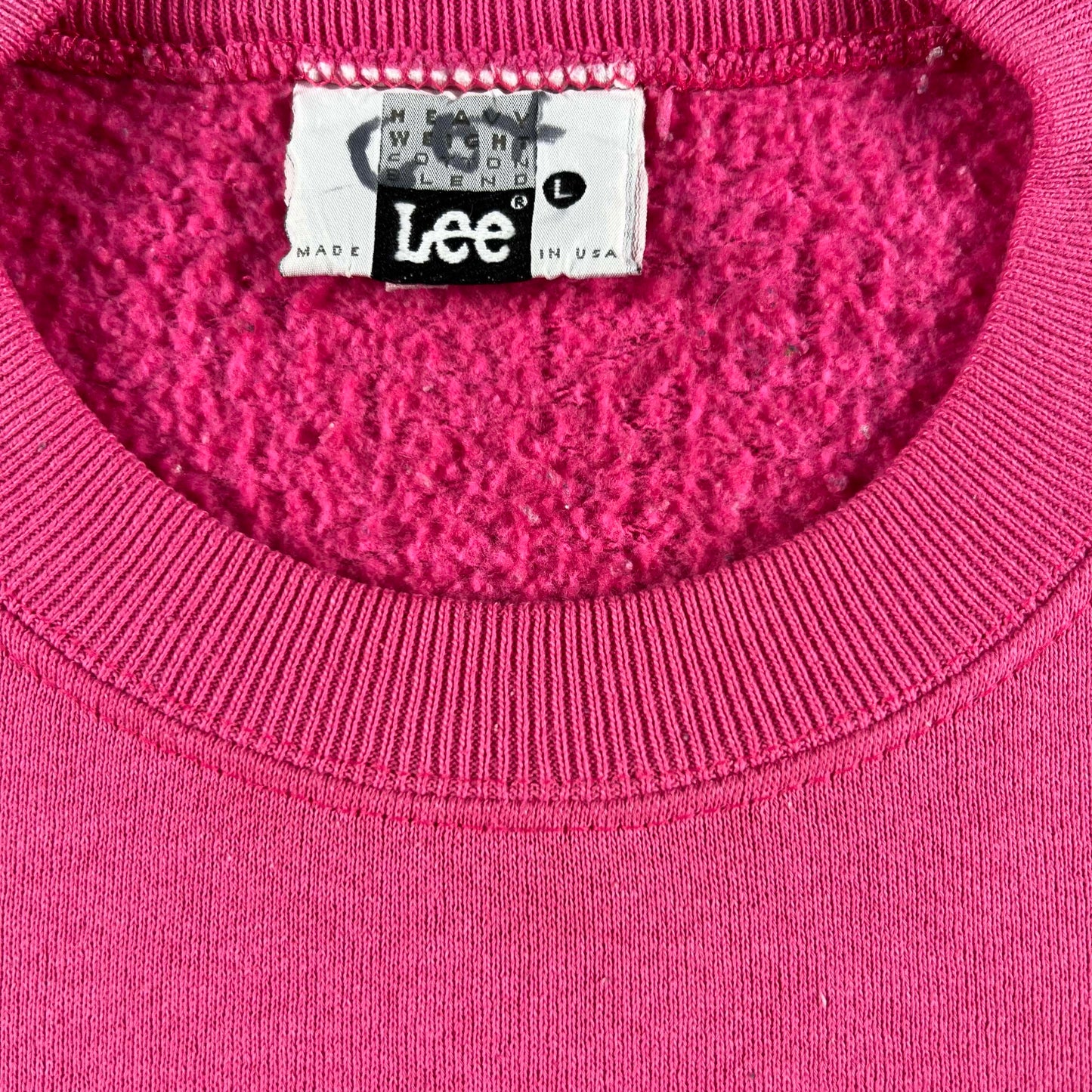90s Bubblegum Pink Lee Sweatshirt- M