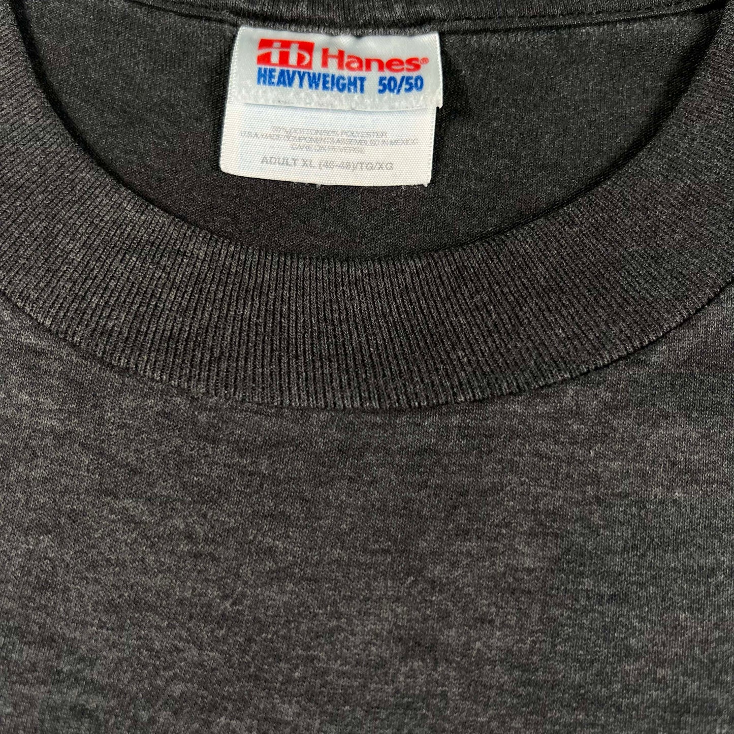 90s Sun Faded Black Online Business Systems Tee- XL