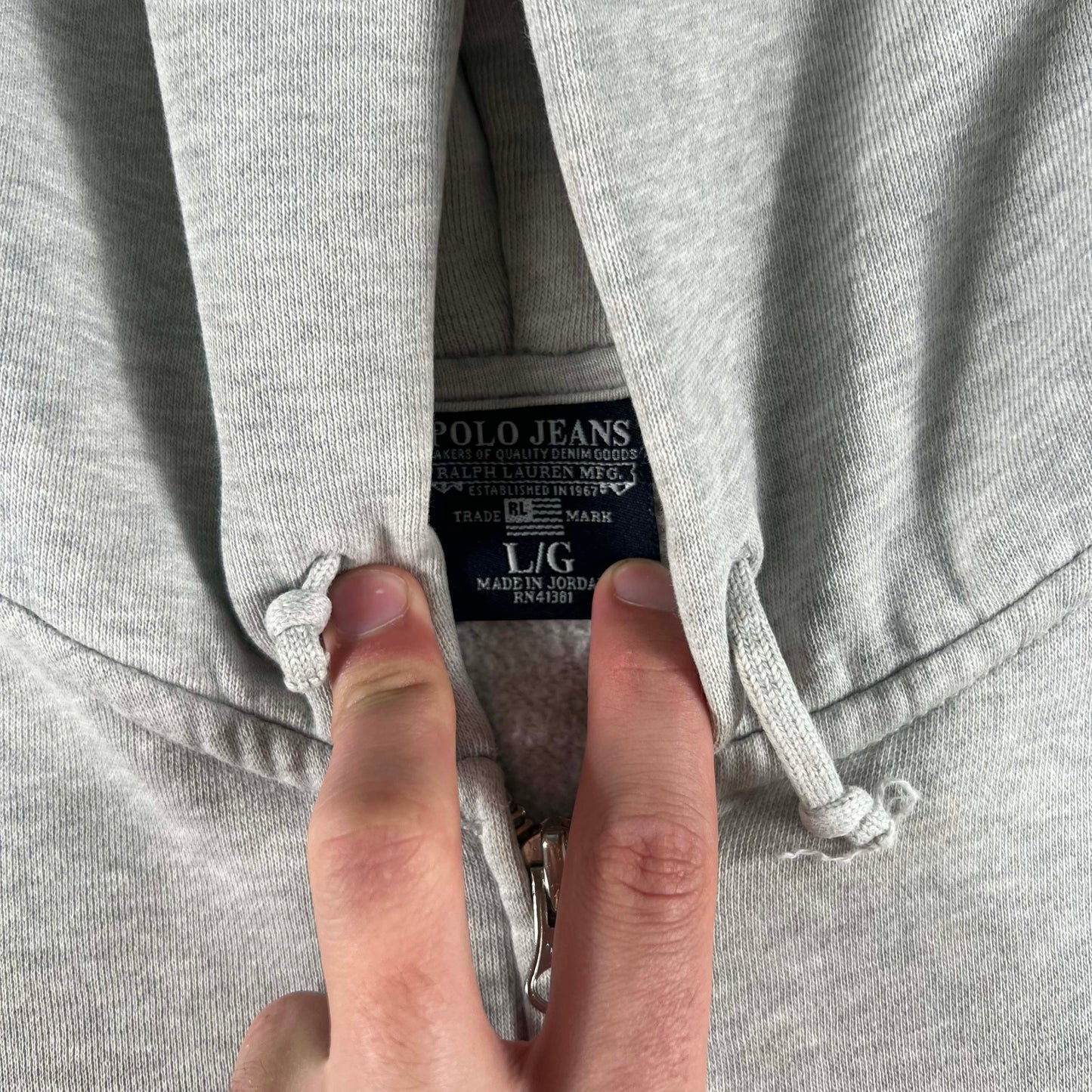 00s Polo Jeans Co Ralph Lauren z/u Hoodie- XL
