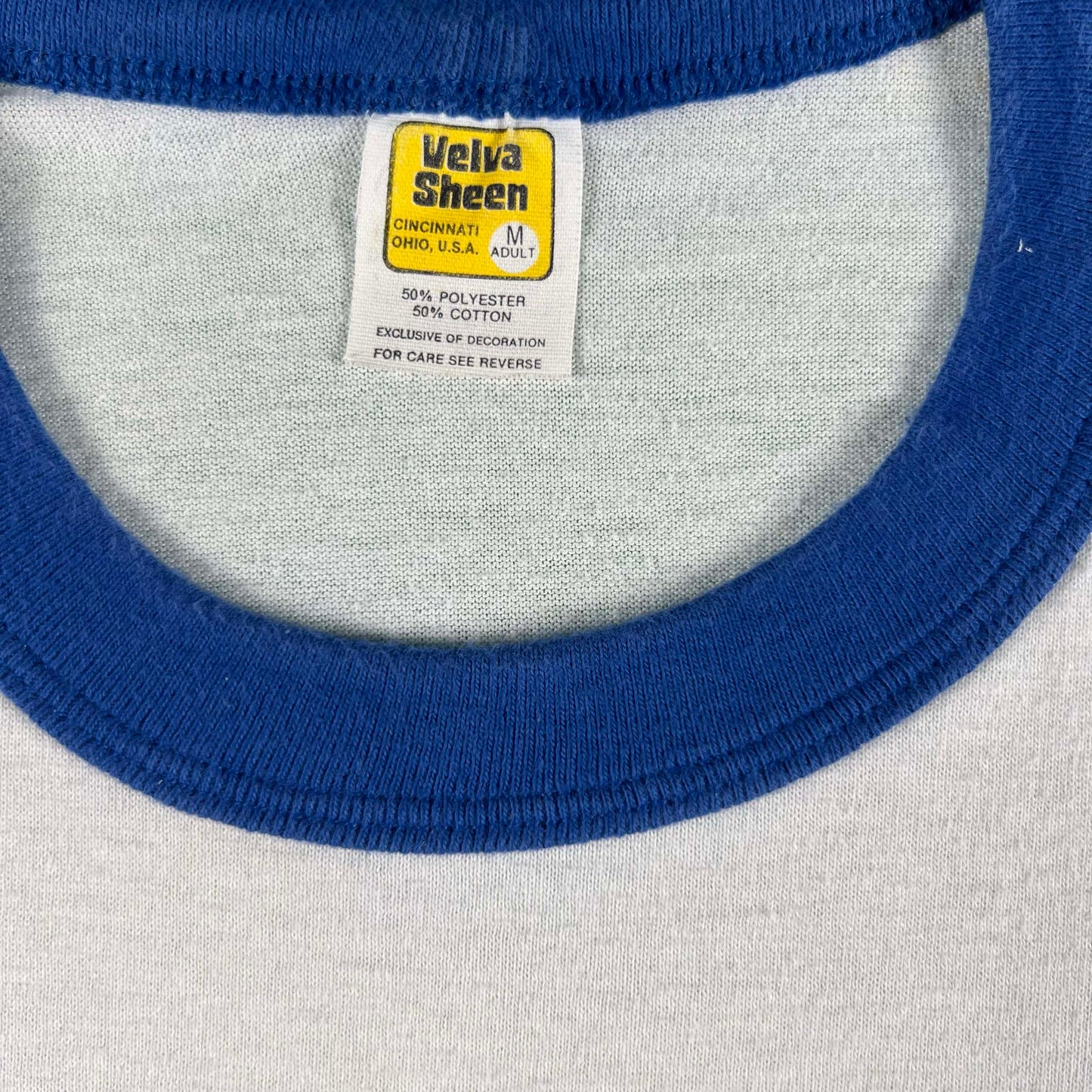 80s Harvey Clarke Pioneers Ringer Tee- M