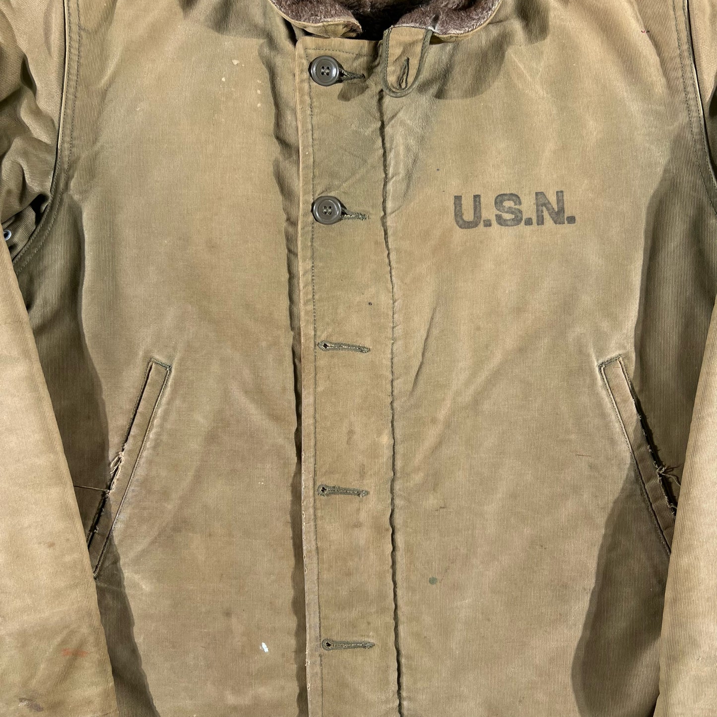 40s WW2 USN N-1 Deck Jacket- M