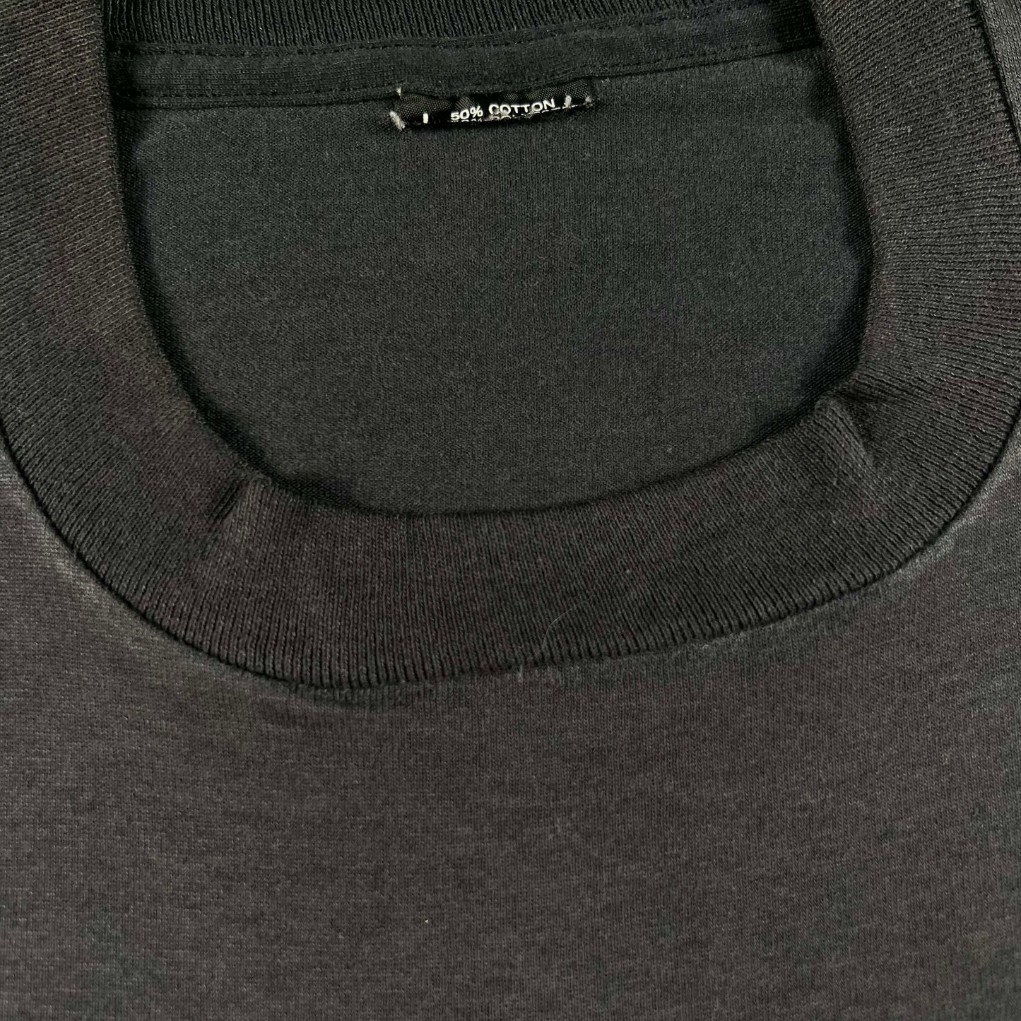 90s Sun Faded Black Western Longhorn Tee- L