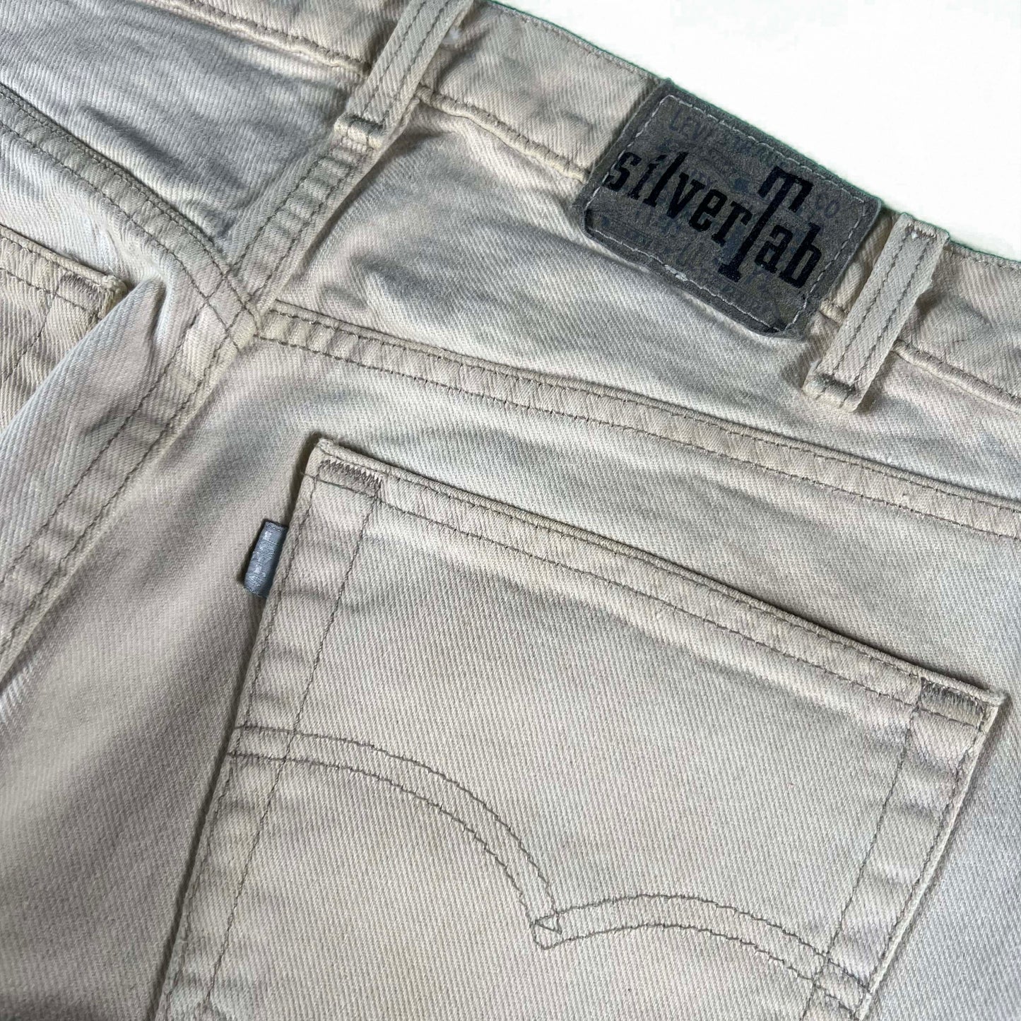 90s Levi's Silvertab Elements Cream Denim- 33x30