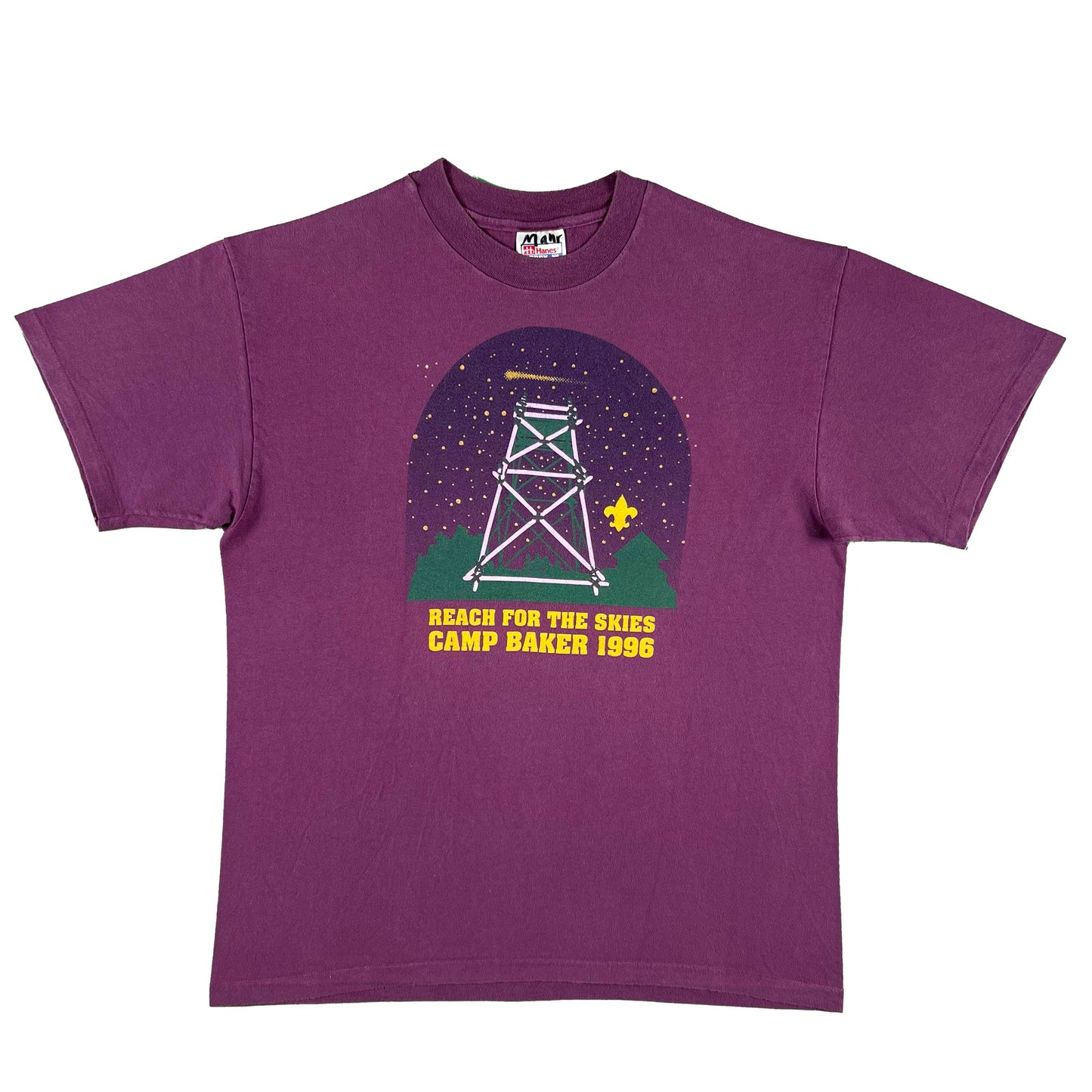 90s Boy Scouts Reach for the Skies Tee- L