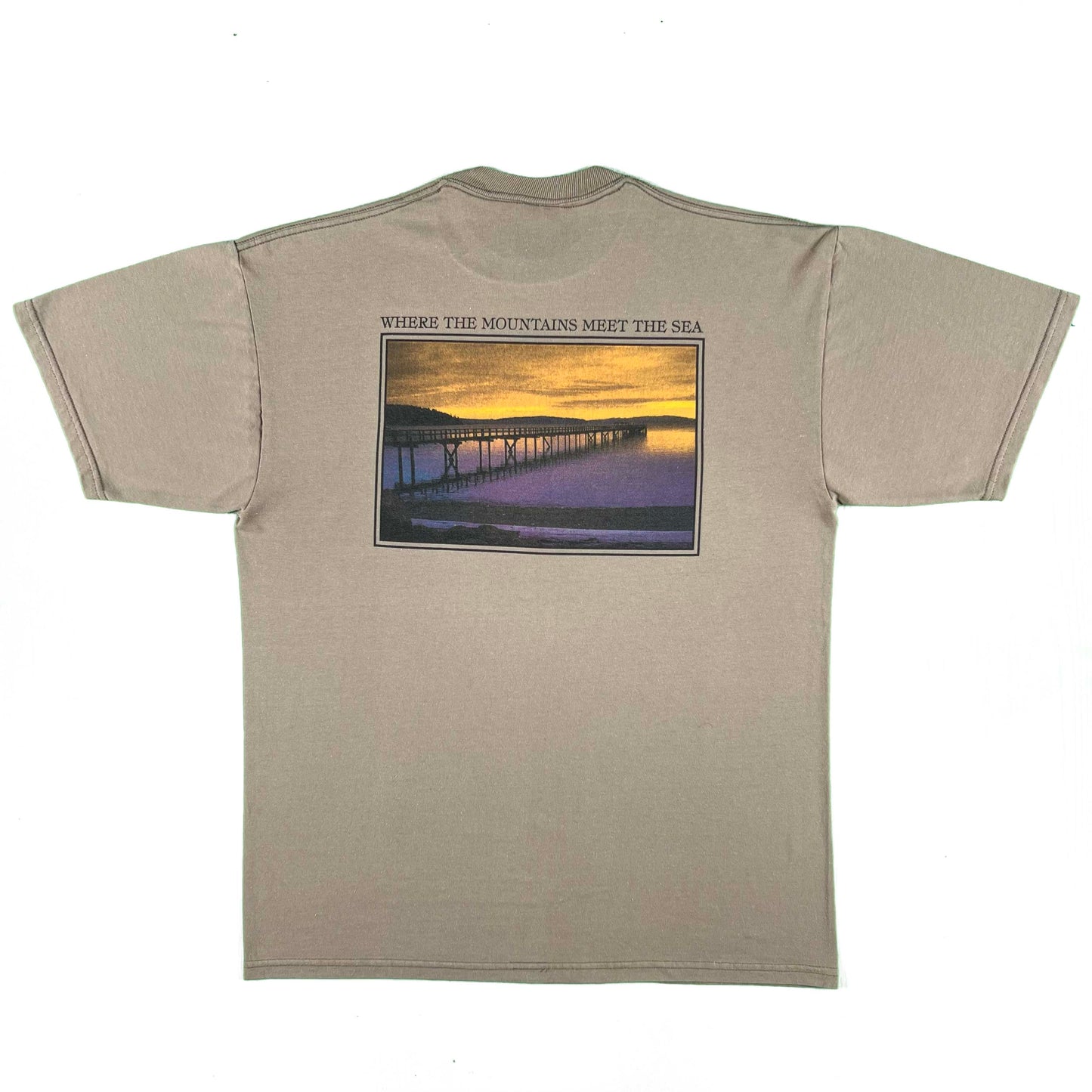 90s Boy Scouts Camp Parsons Seattle Art Tee- L