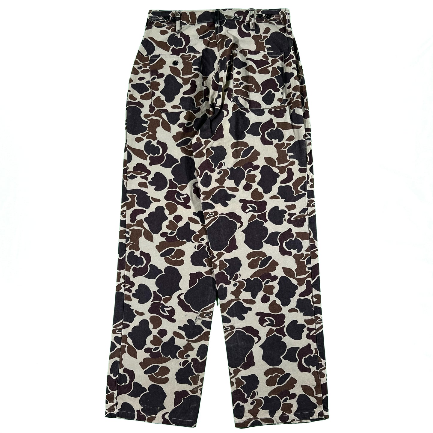 80s Duck Camo Hunting Pants- 30x30.5