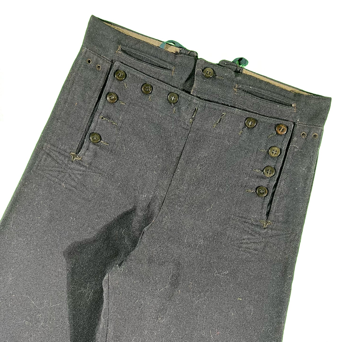 40s USN Wool Cracker Jack Flares- 32x31.5