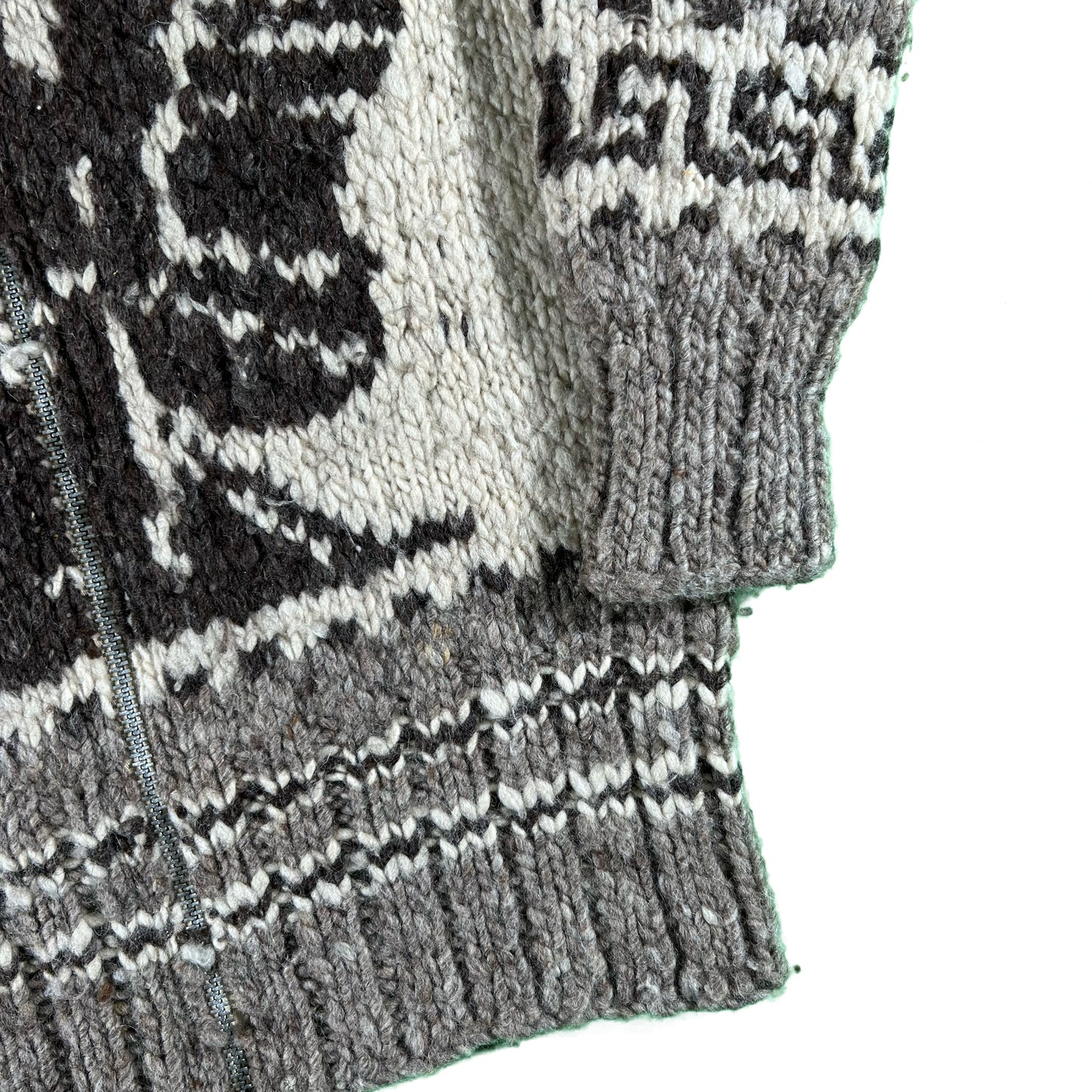 50s Aztec Cowichan Sweater- M