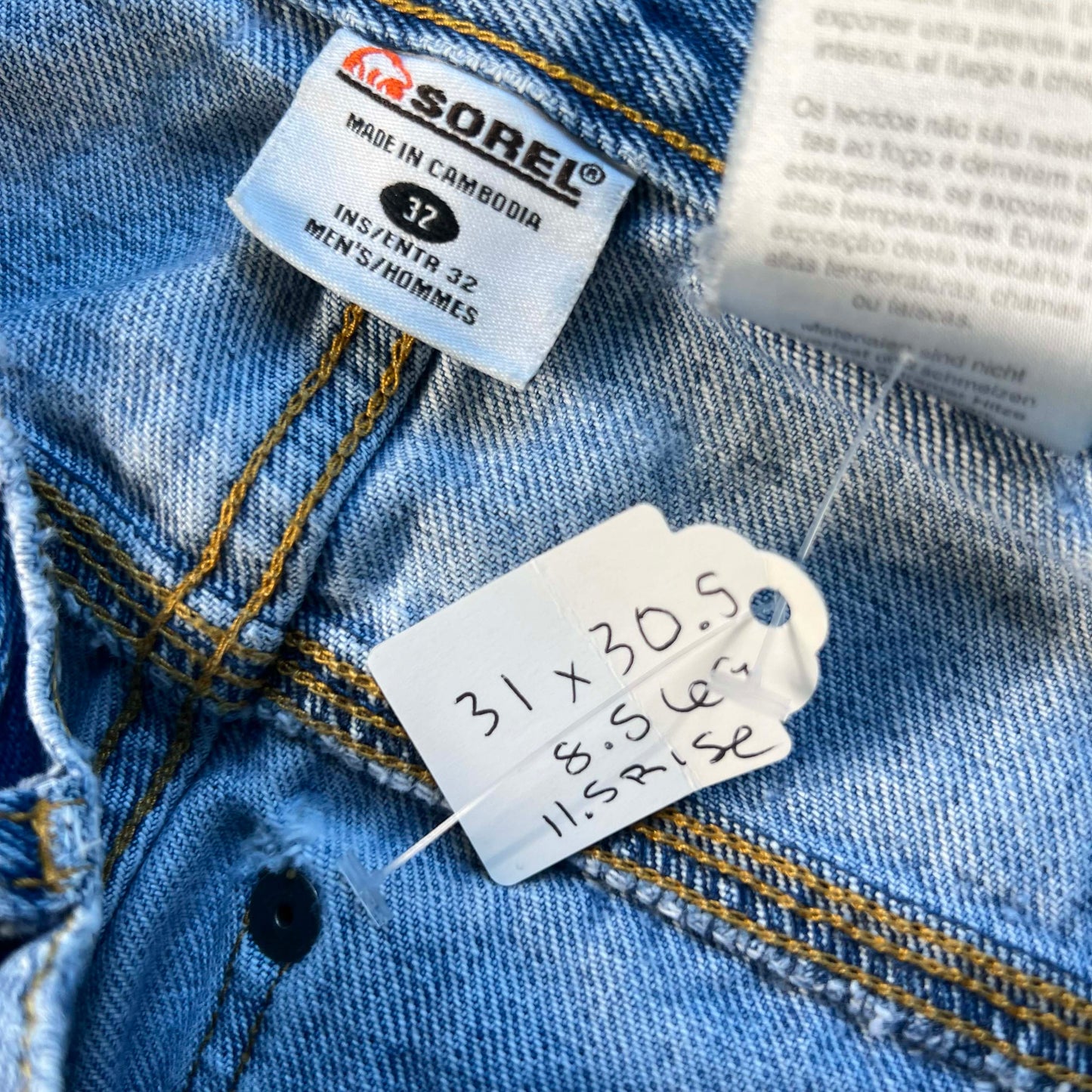 00s Sorel Denim Double Knees- SELECT PAIR