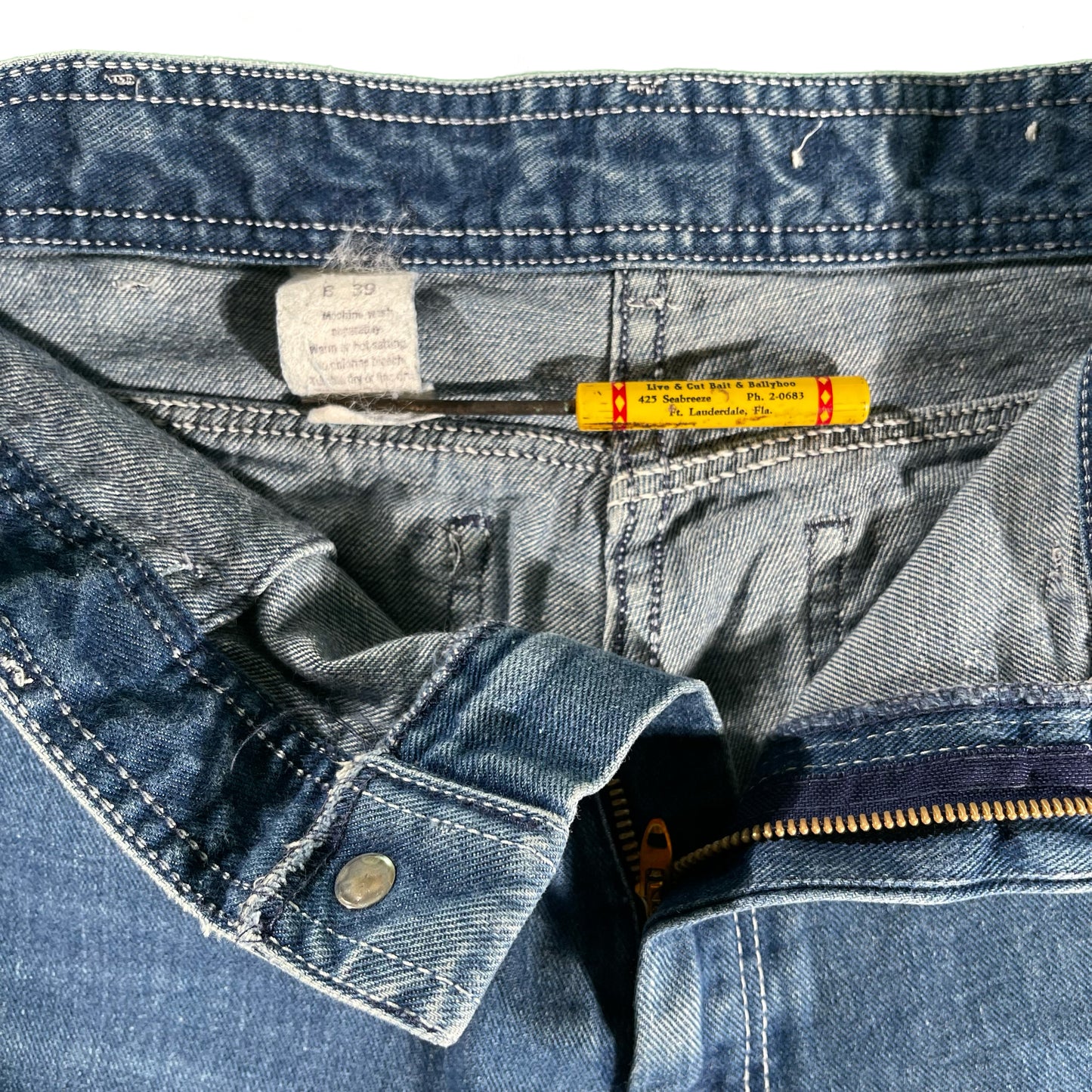 70s Pizzazz High Waisted Denim Flares- 26x31