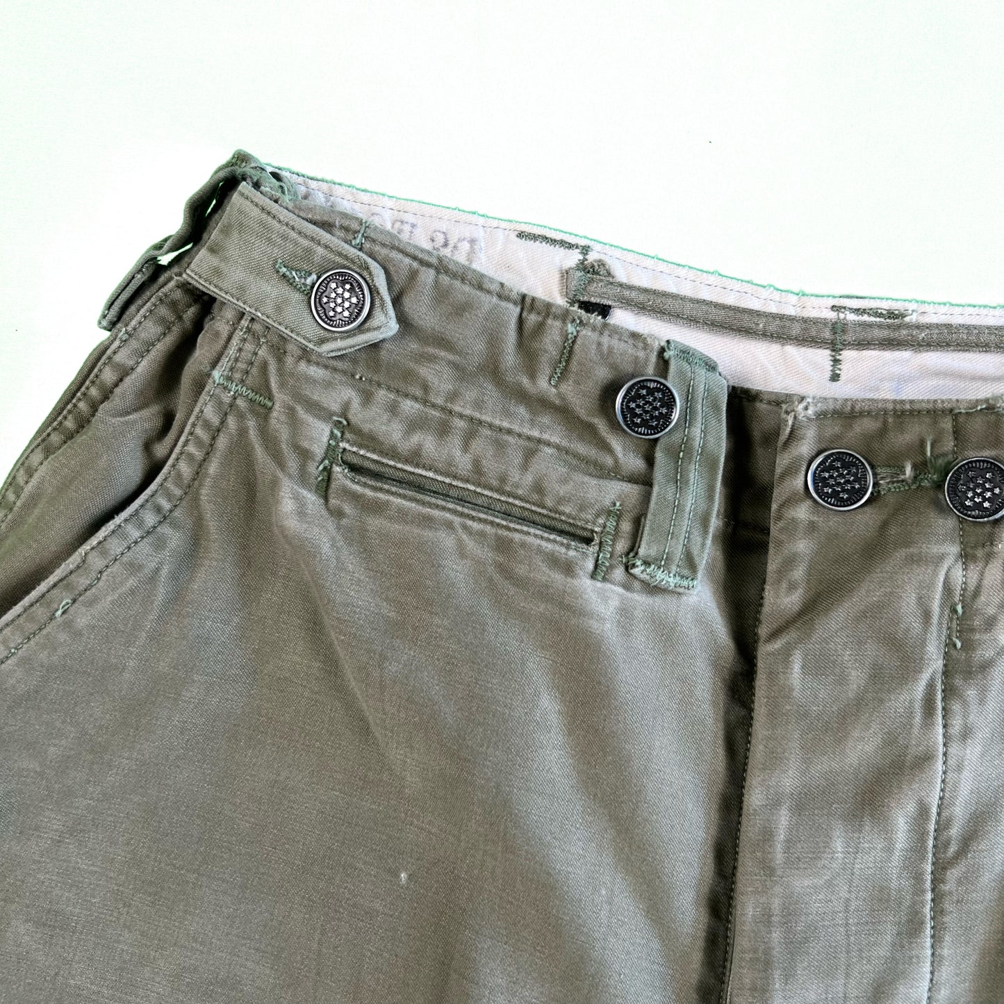 50s Cut Off 13 Star M-43 Shorts- 27"-29"x4