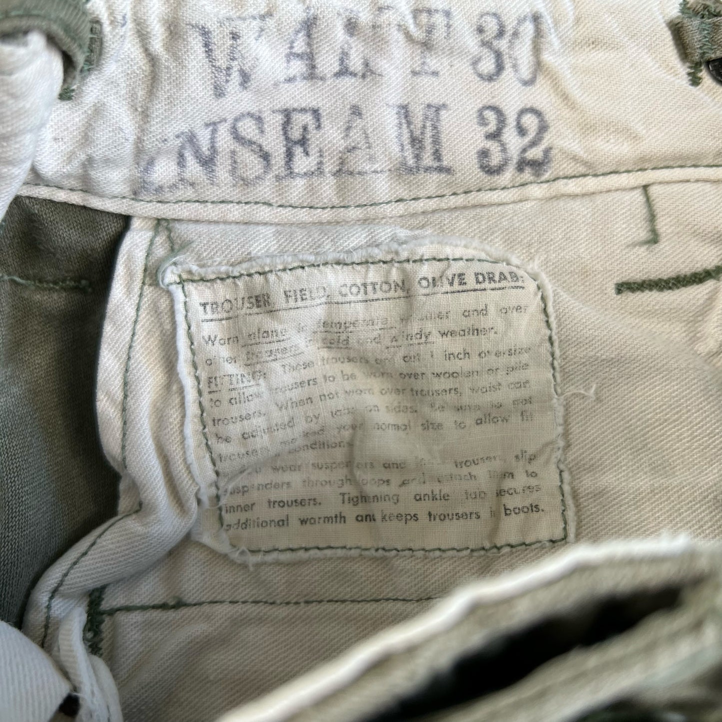 50s Cut Off 13 Star M-43 Shorts- 27"-29"x4