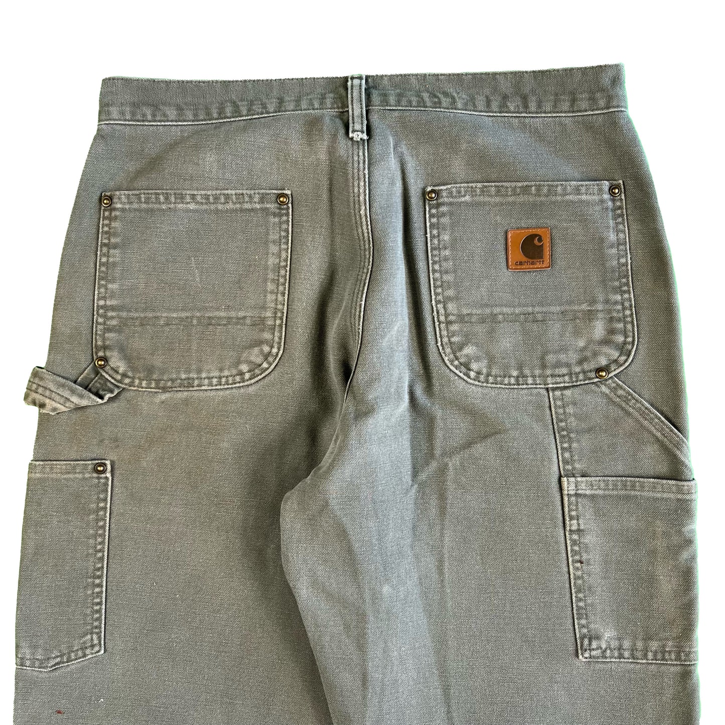 Carhartt Moss Green Double Knees- 30x29