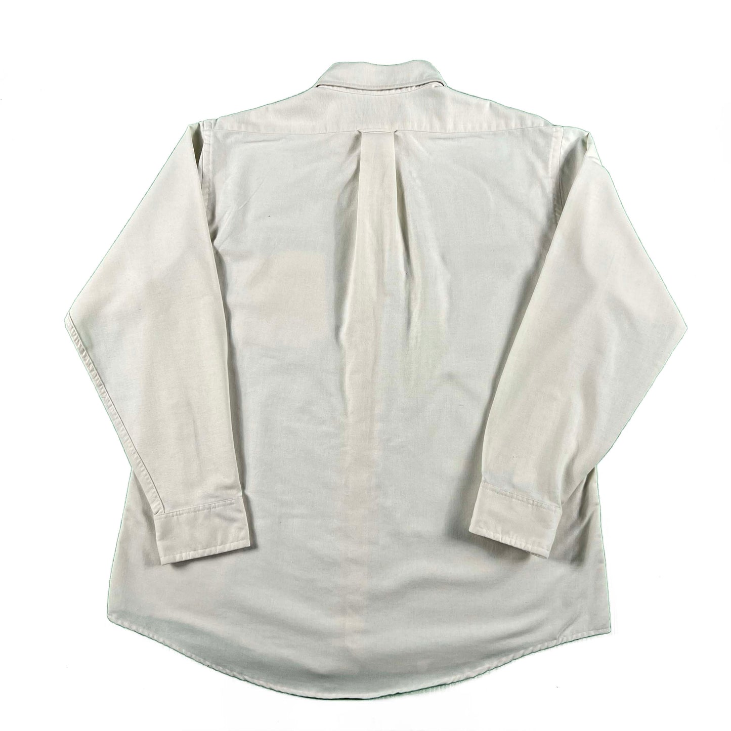 80s 'College Hall' Lightweight Button Up Shirt- L