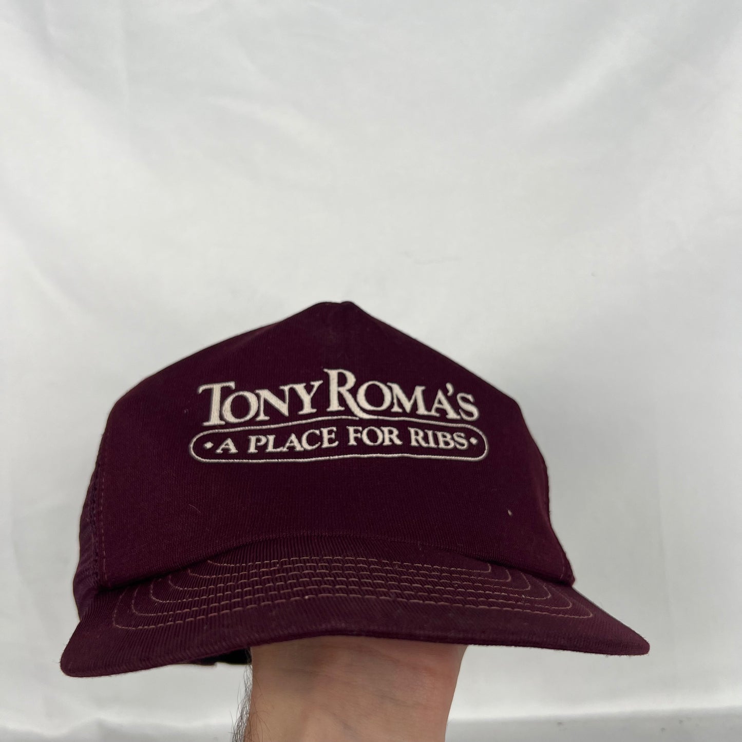 70s 'A PLACE FOR RIBS' Trucker Hat