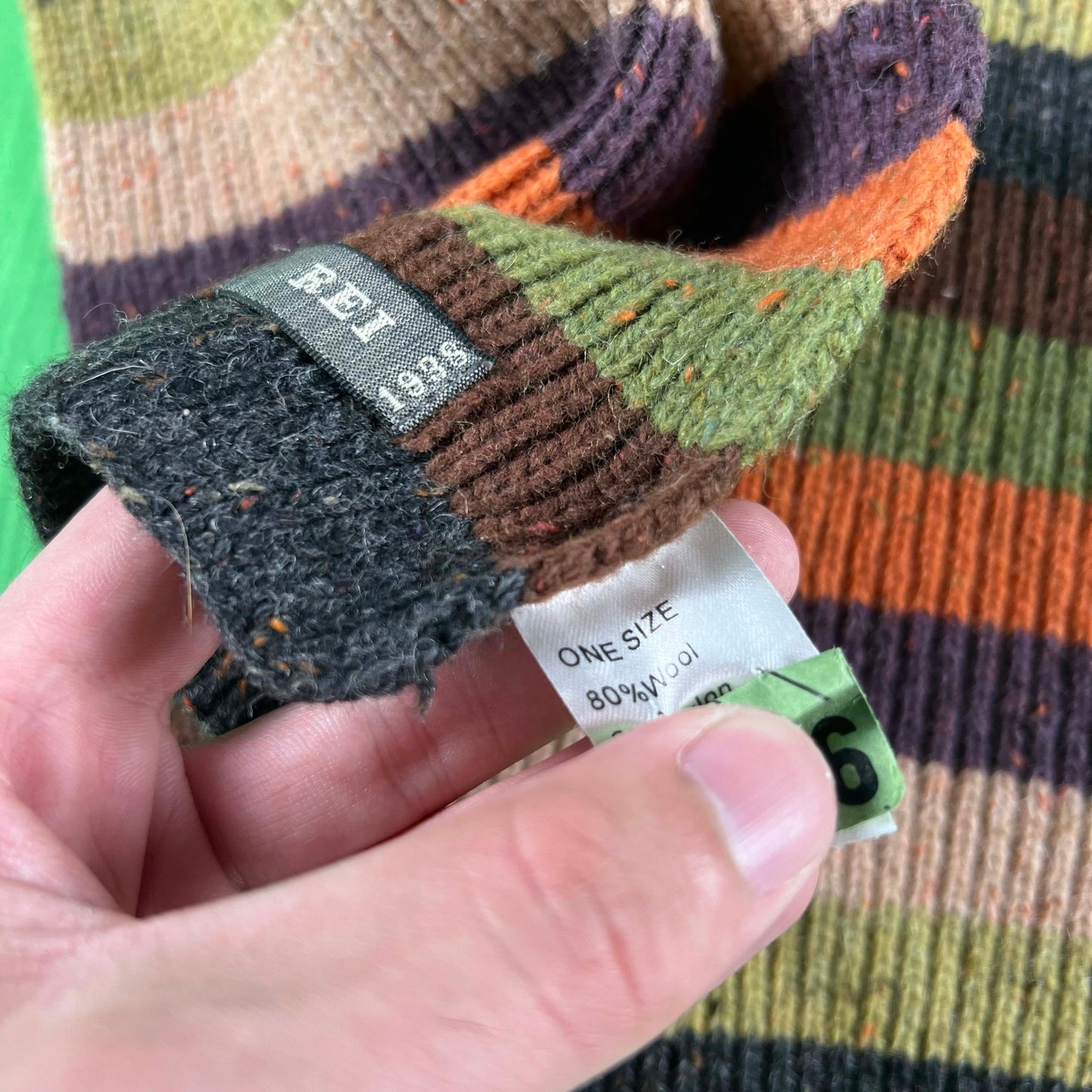00s REI Striped Scarf
