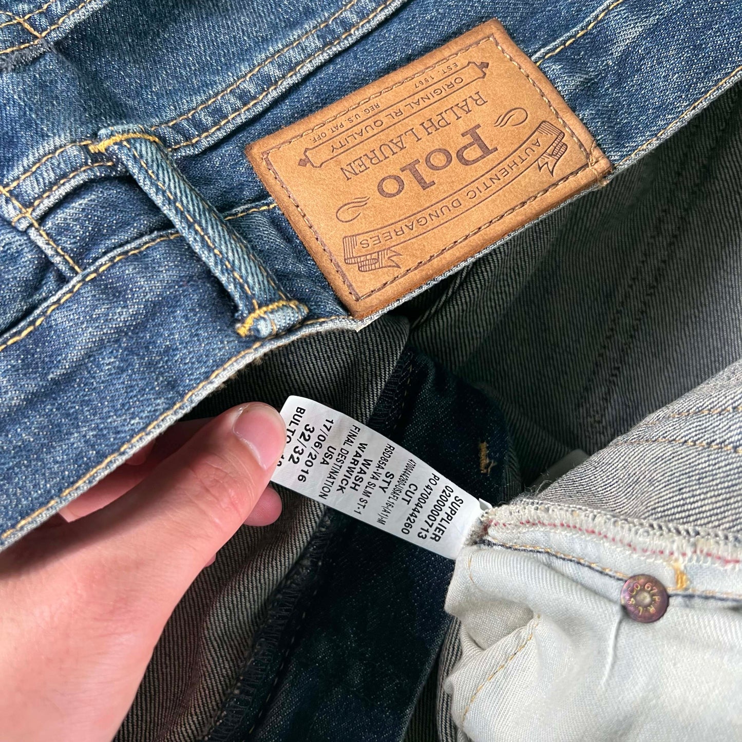Polo Ralph Lauren 'Varick' Denim- SELECT PAIR