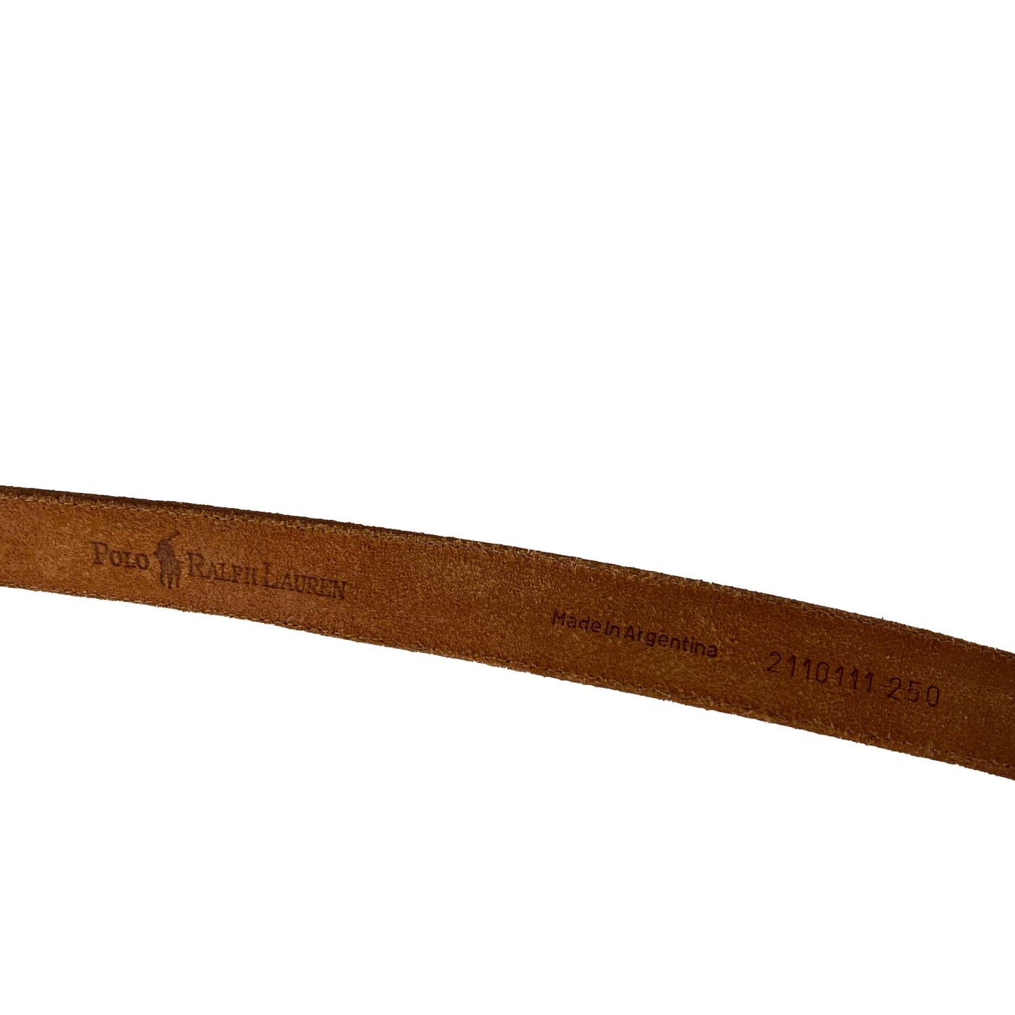 90s Polo Ralph Lauren Tan Leather Belt- 32"-38"
