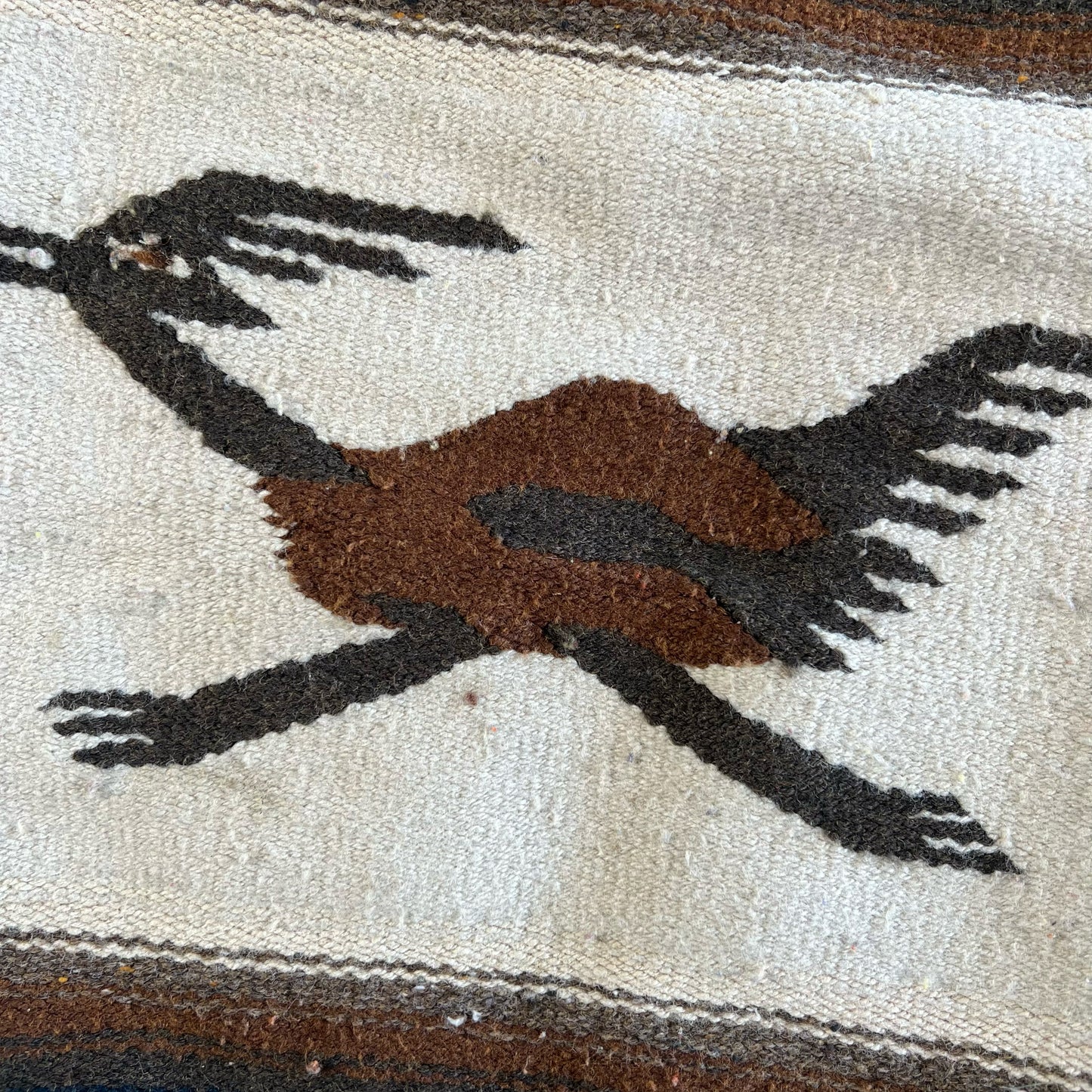 Vintage Roadrunner Aztec Pillow Cover
