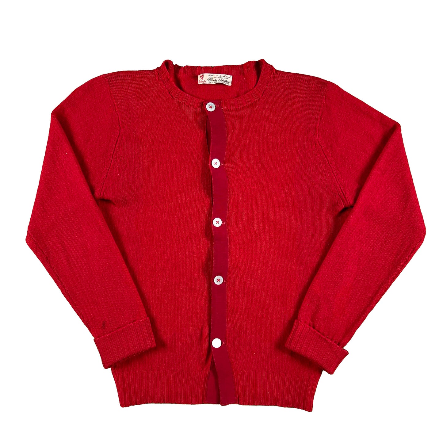 60s Cashmere Brooks Brother's Cardigan- XS