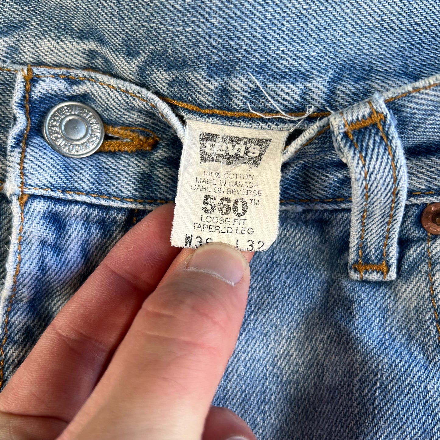 80s/90s Levi's 560s 'Loose Fit' Denim- SELECT PAIR